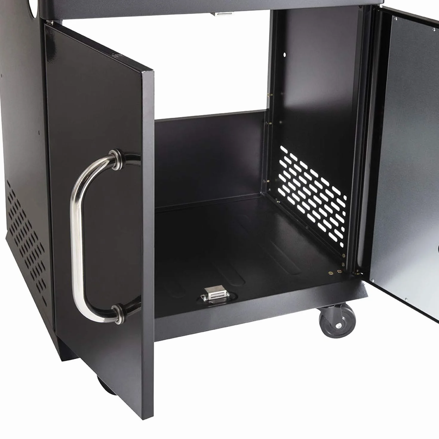 Cook’in Garden Meuble d’Appoint FIDGI avec Évier Intégré, Compatible Barbecue Gaz FIDGI 3 et 4, Noir