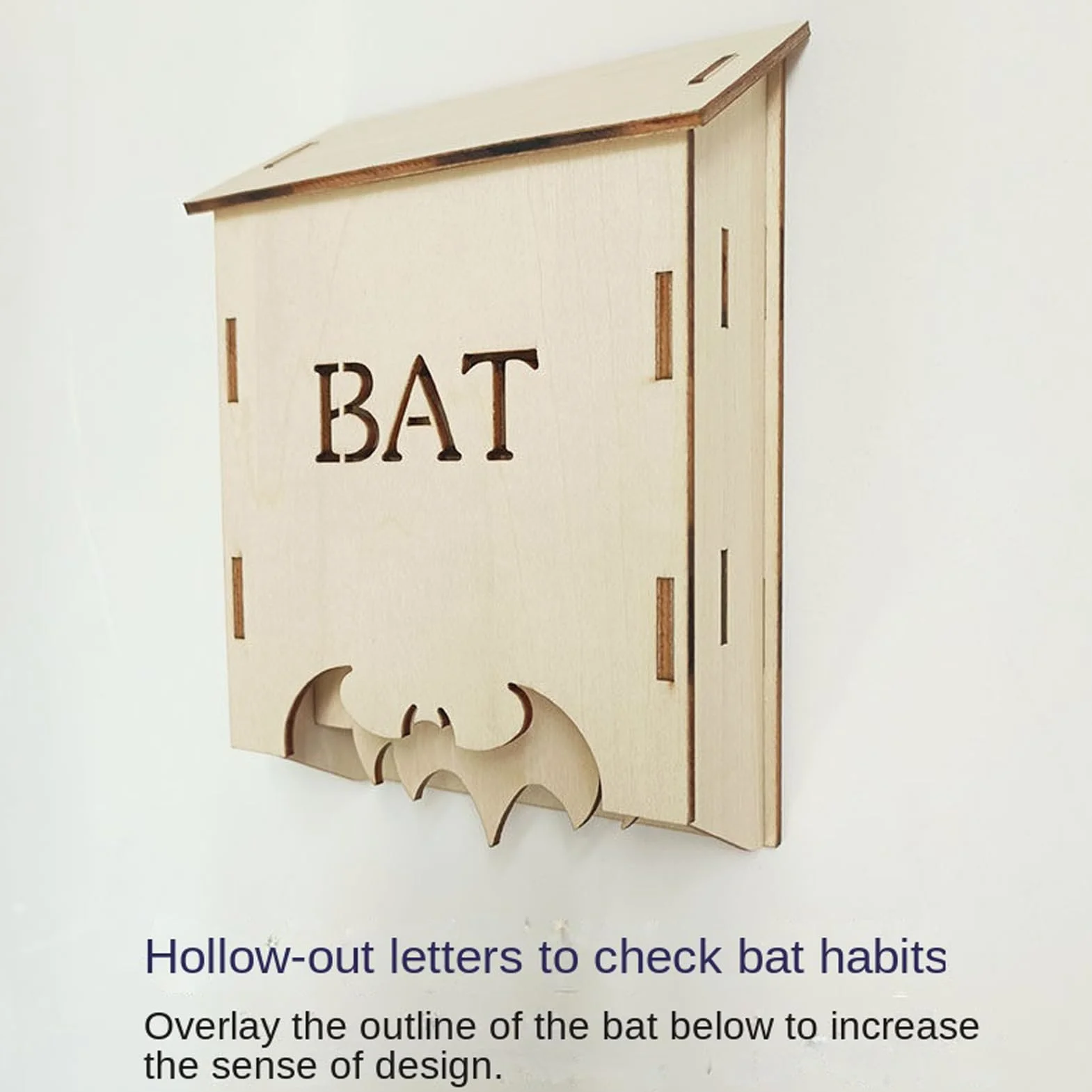 Nichoir à Chauves-Souris en Bois - Habitat Animal Extérieur