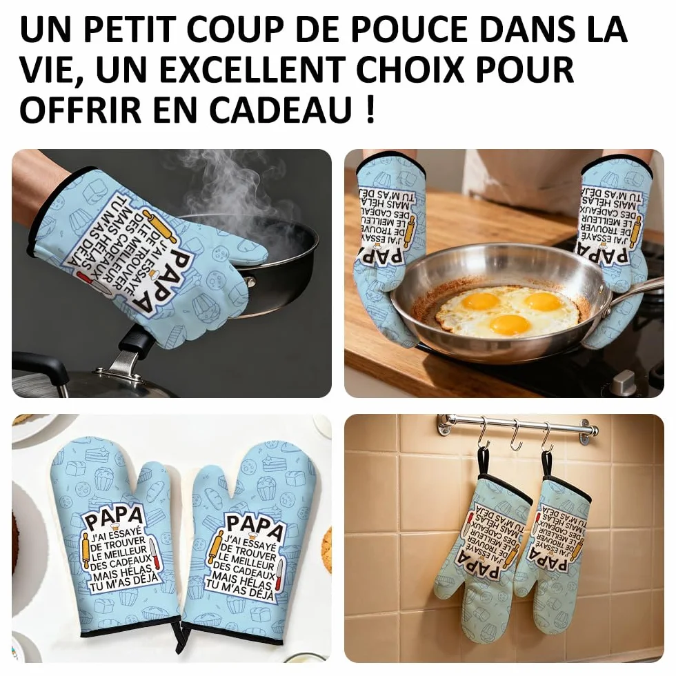 Idee Cadeau Papa Gants De Cuisine Cadeau Anniversaire Papa Cadeau pour Papa Cadeaux Papa Cadeau pour Un Papa Fete des Peres Noel Saint Valentin