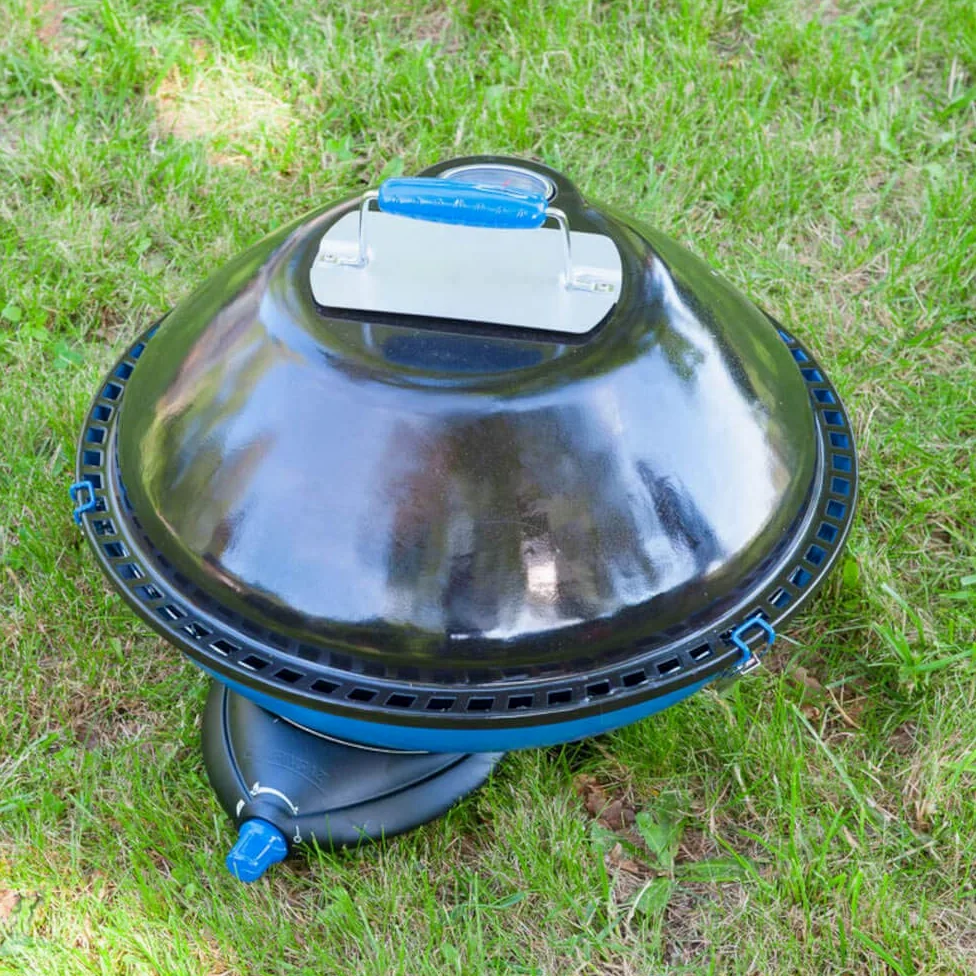 Campingaz - Plaque de Cuisson/Grill - Party Grill 600 + Flexible Hose 1,25 m + Robinet détendeur 28 mbar 500g/h