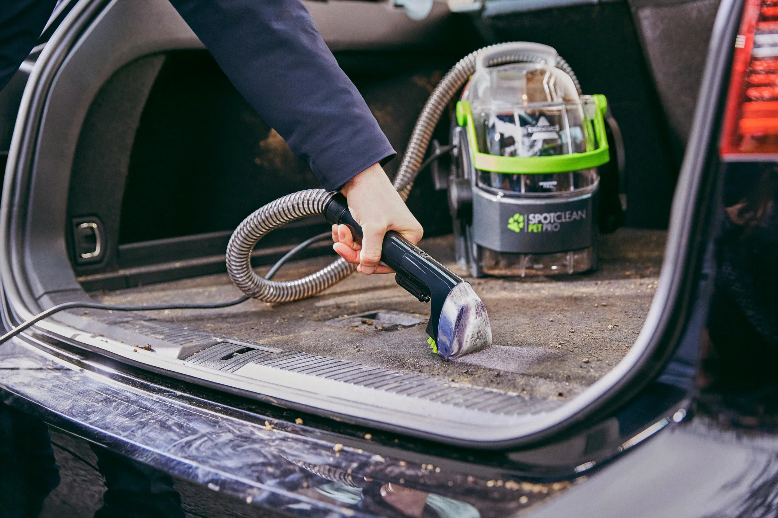 BISSELL SpotClean Pet Pro 15585, Shampouineuse Canapé 750W, Nettoyeur Tapis Moquettes Meubles Tissus Voiture