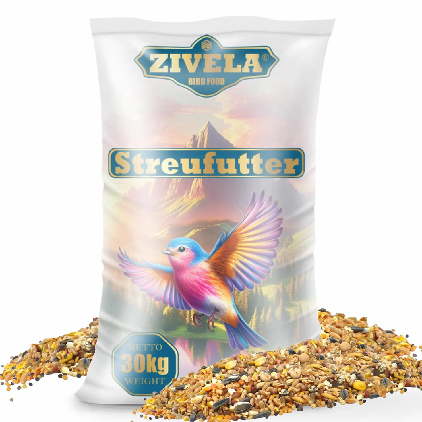 Mélange Premium de Graines pour Oiseaux Sauvages 30KG