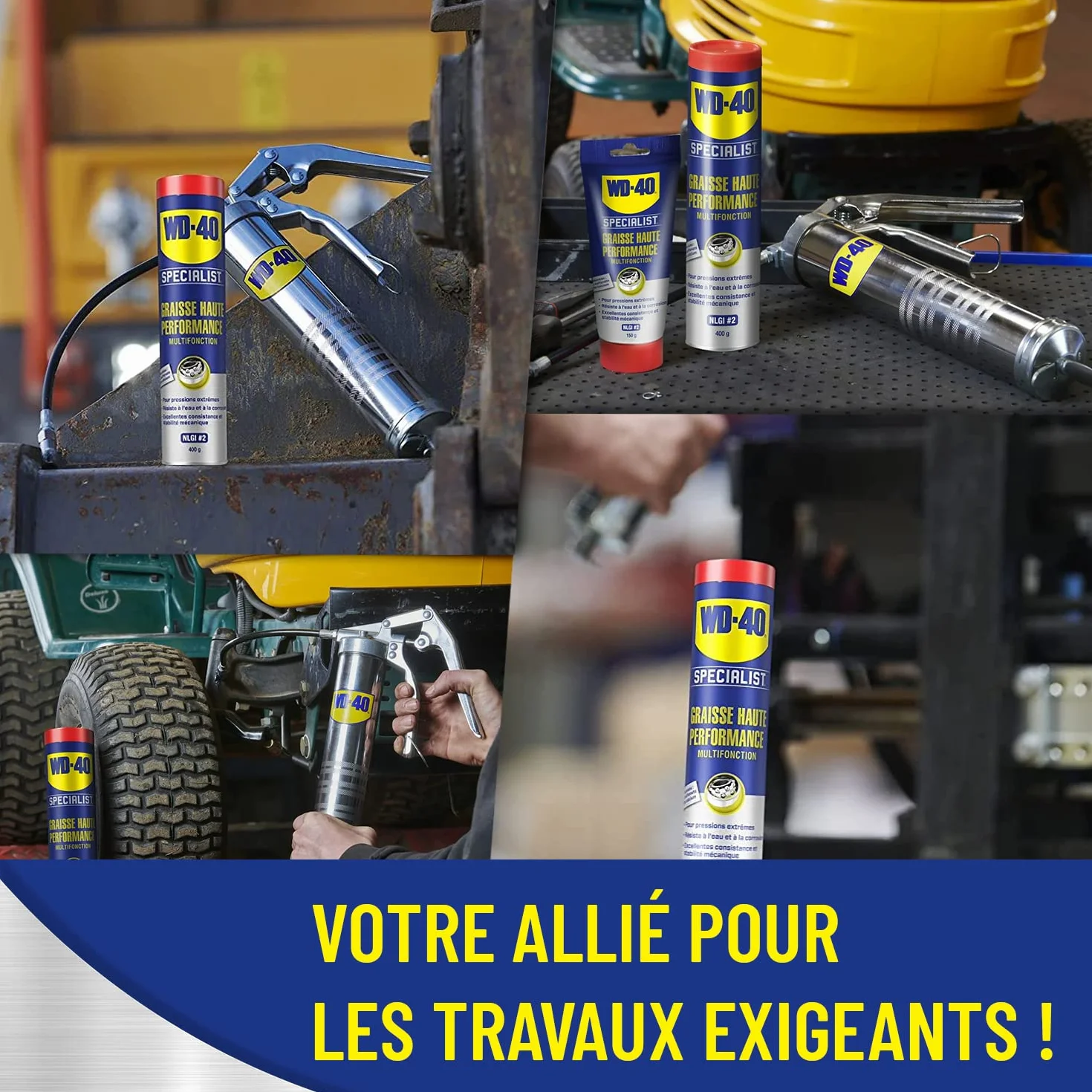 WD-40 SPECIALIST Graisse Haute Performance Multifonction Cartouche 400g