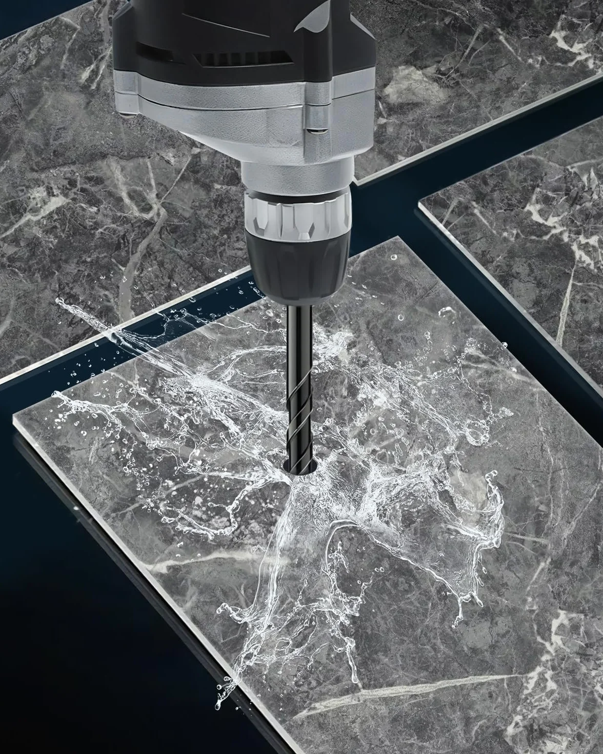 Lytool Mèche à Carrelage 10 Pièces Verre Céramique Tige Hexagonale