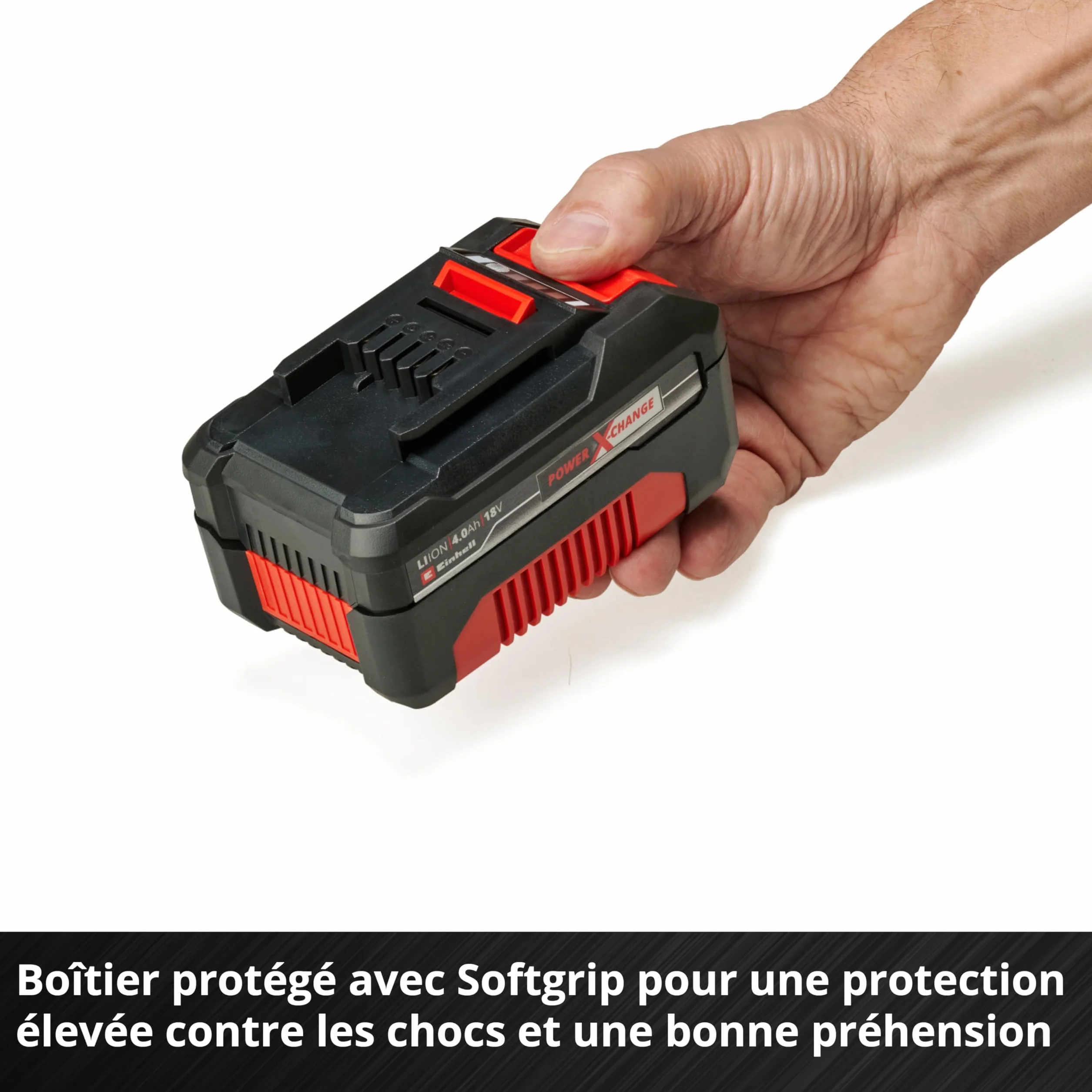 Einhell Système à double batterie 4,0 Ah Twinpack Power X-Change Li-Ion 18V 2x 4,0 Ah PXC