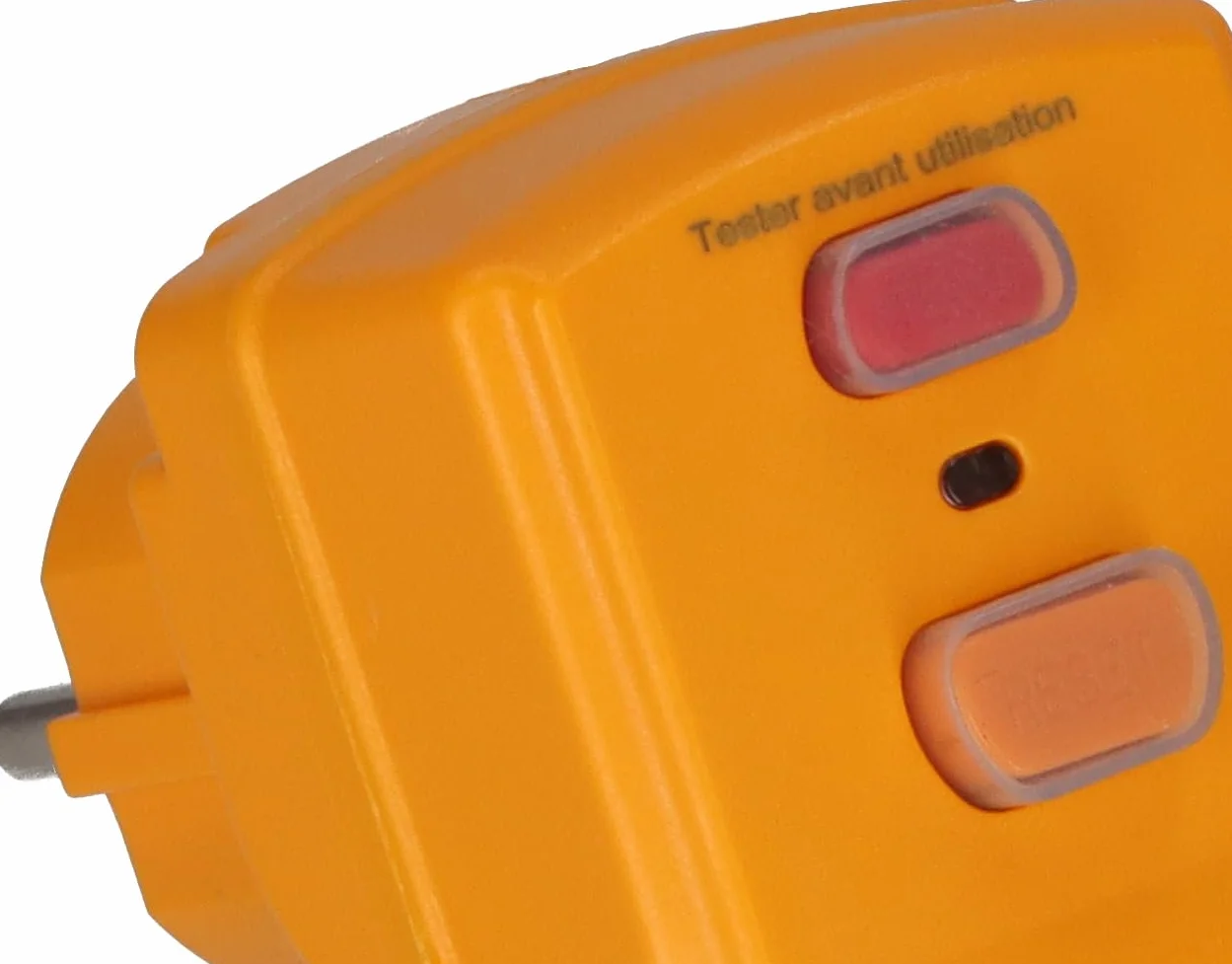 Brennenstuhl Fiche jaune protection différentielle 30mA IP55 3G1,5 3G2,5
