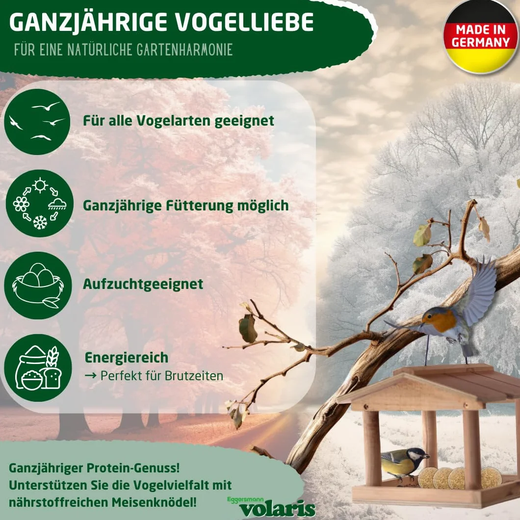 Eggersmann Boule de Graisse Oiseaux 18 kg - Alimentation pour Oiseaux Sauvages