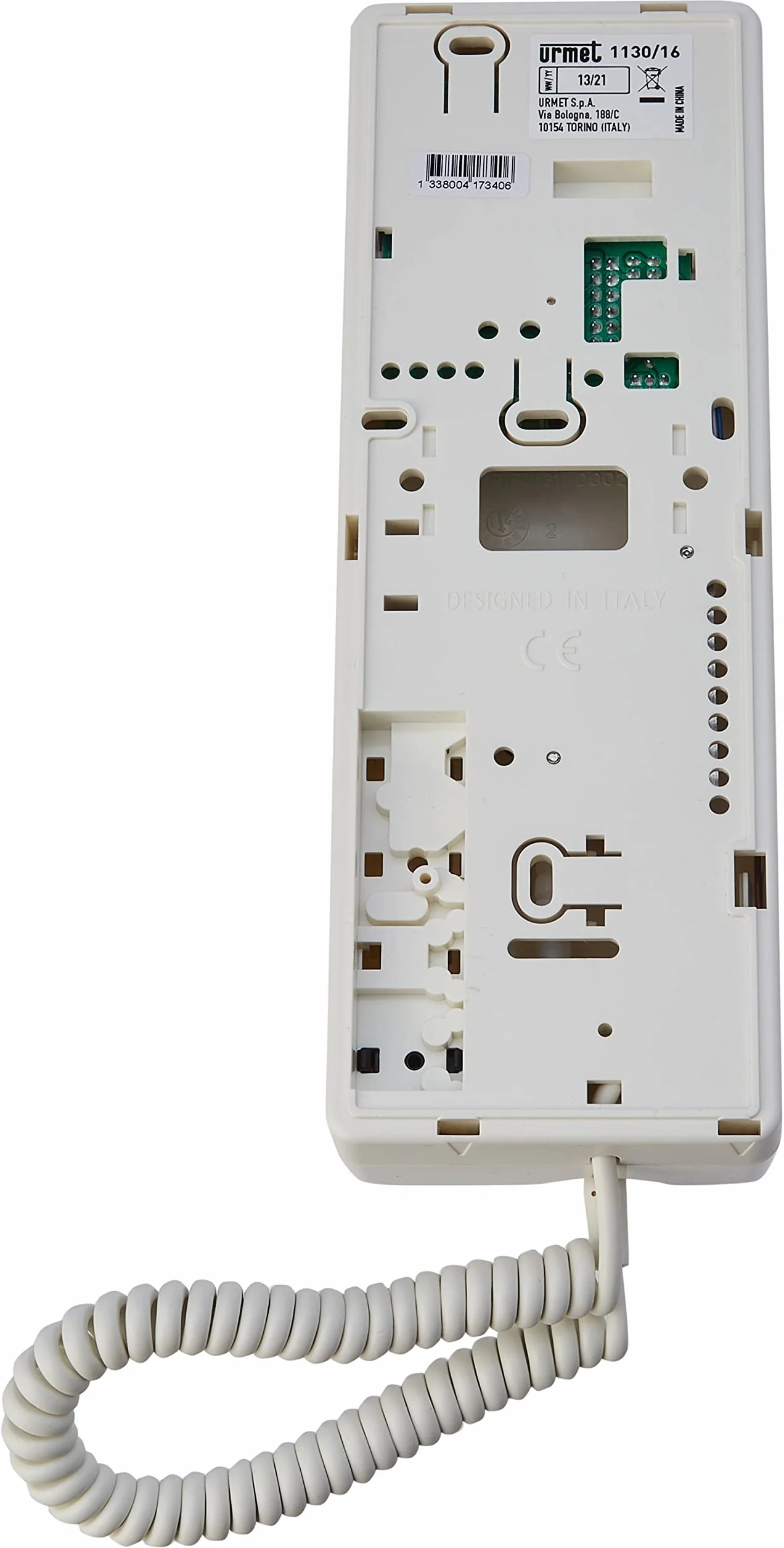 Urmet 1130/16 Interphone universel 5 fils 4+N et 2 fils 1+N Blanc