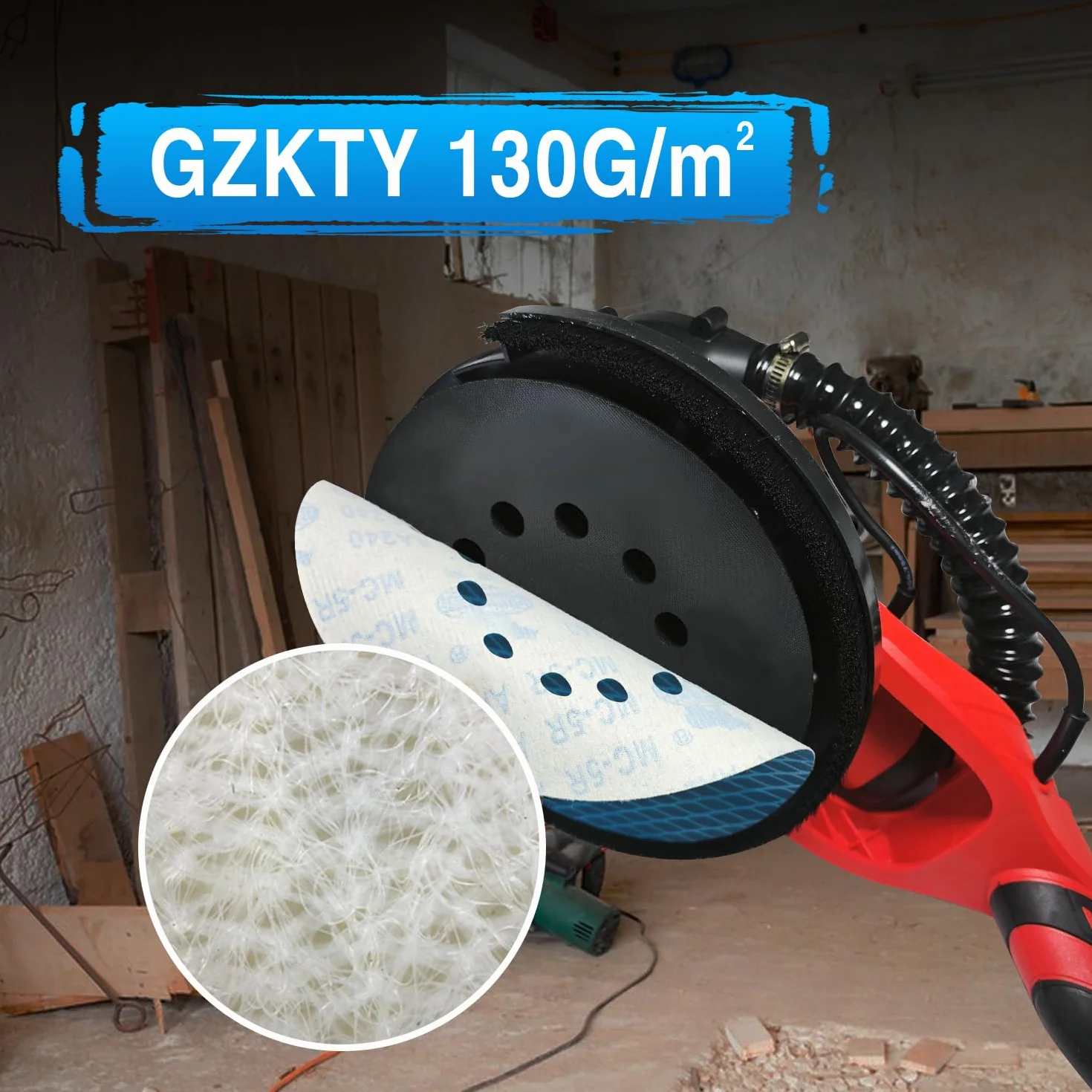 Disques abrasifs excentriques 225 mm 10 trous Grain 40-240 anti-colmatage Lot de 25