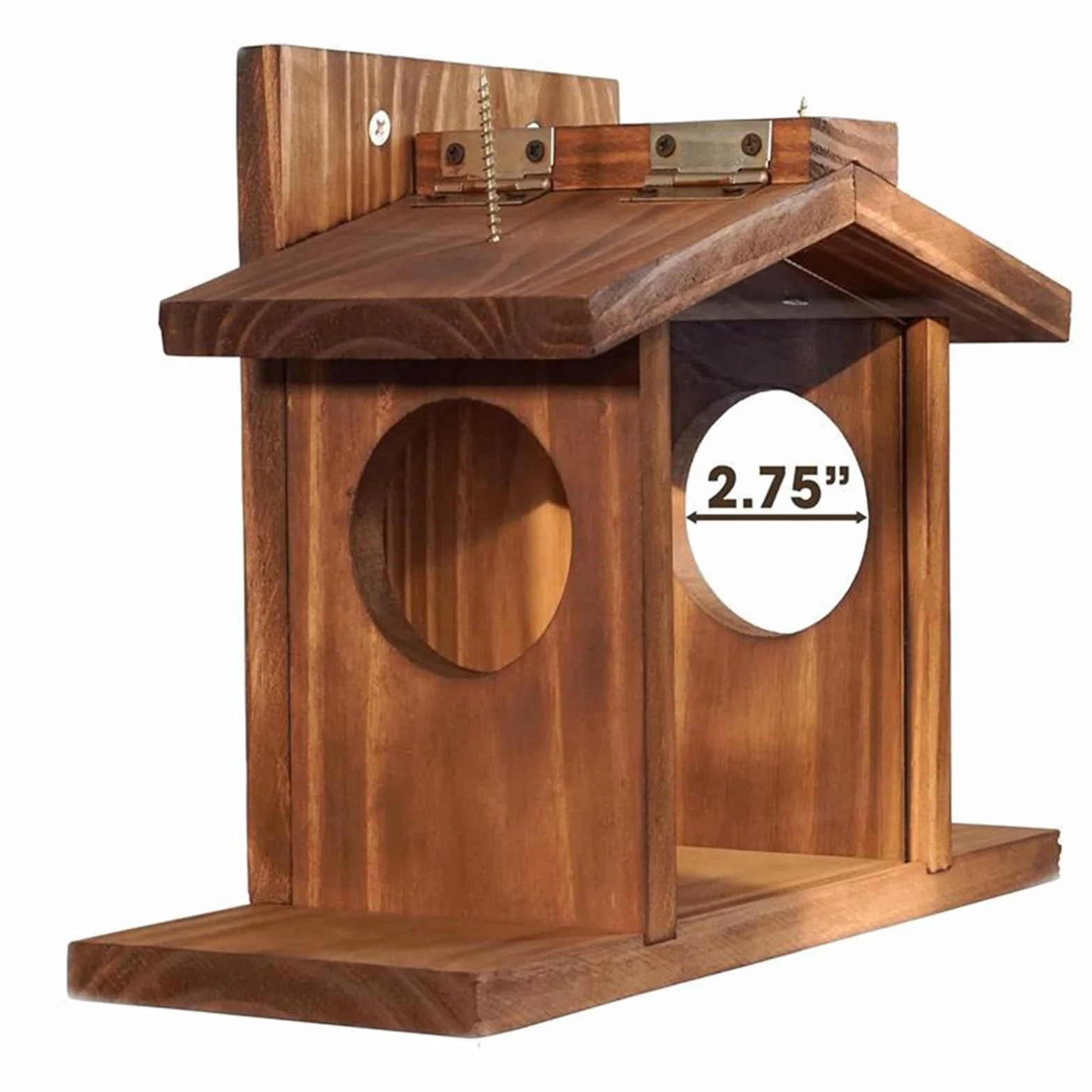 Mangeoire en Bois pour Écureuils Table de Pique-Nique 33 x 12,7 x 23,6 cm