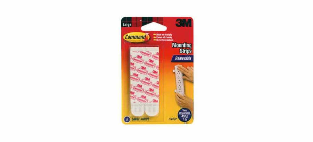 3M Command Large Mounting Refill Strips lot de 6
