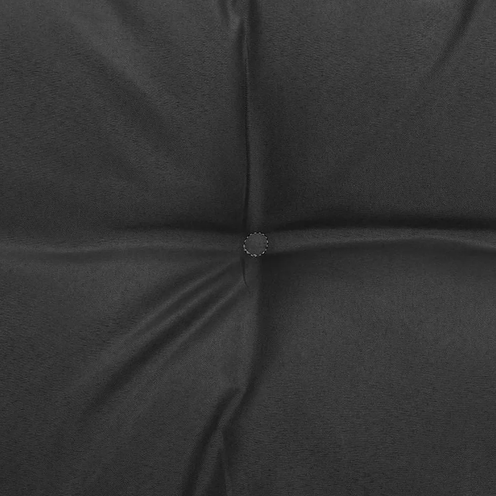 vidaXL Repose-Pied de Jardin avec Coussin Tabouret de Patio Repose-Pied de Terrasse Meuble d'Extérieur Meuble de Jardin Gris Bois de Pn Massif