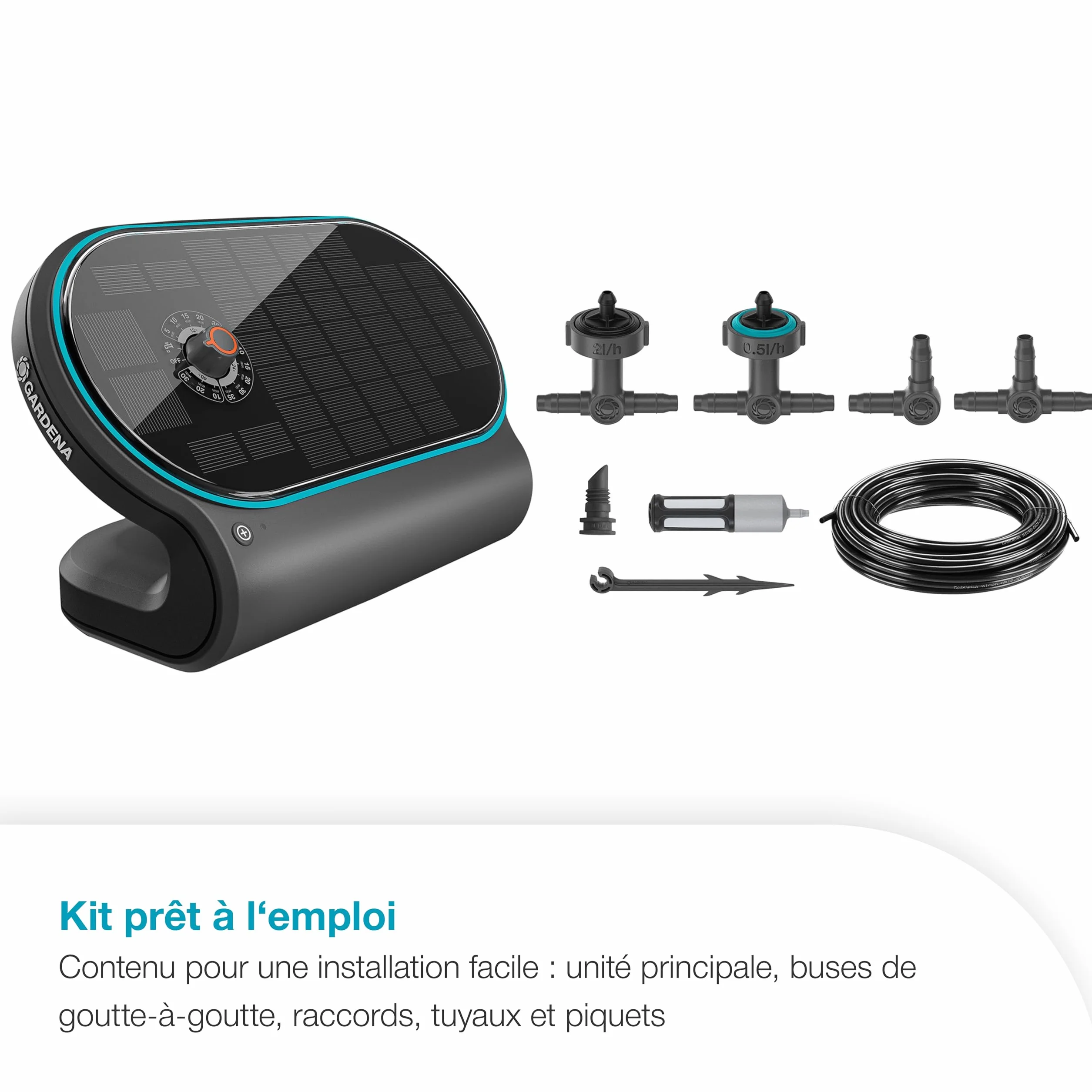 Gardena AquaBloom L Set Système d'Arrosage Autonome pour 30 Plantes