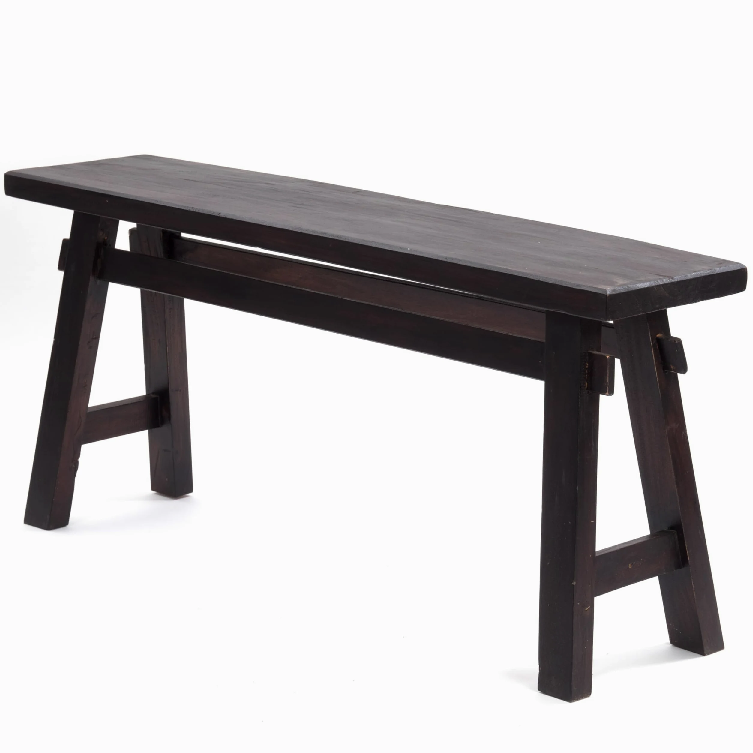 DESIGN DELIGHTS Banc East | Acajou, 118x27,5x53cm (LxPxH) | En Bois Naturel, Rustique pour l'Entrée, Cuisine, d'Appoint Vintage, de Lit | Couleur: 03 Marron