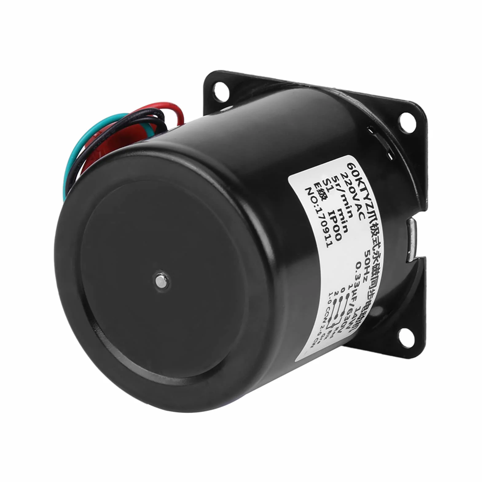 Moteur Synchrone AC 220V 60KTYZ à Engrenages Aimants Permanents 5R/Min