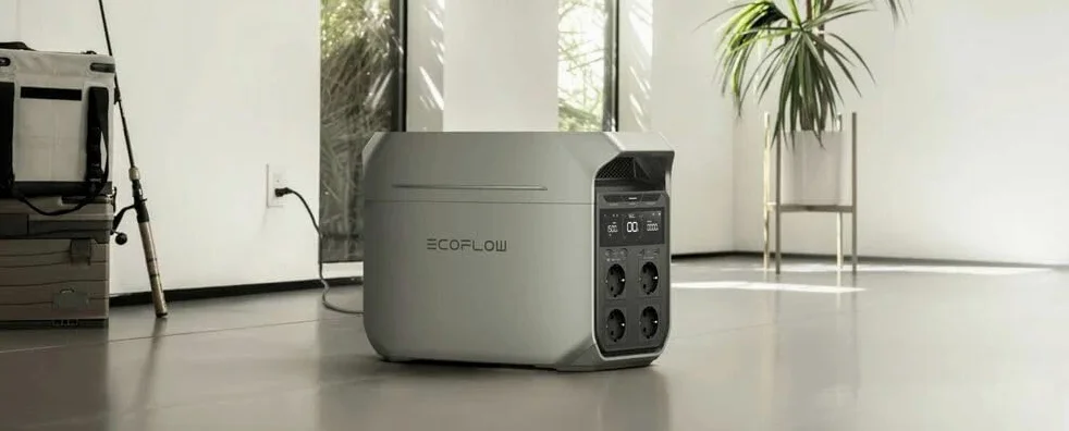 Station d'alimentation portable - EcoFlow - DELTA 3 Plus - Capacité 1024 kWh, sécurité d'alimentation, conception portable