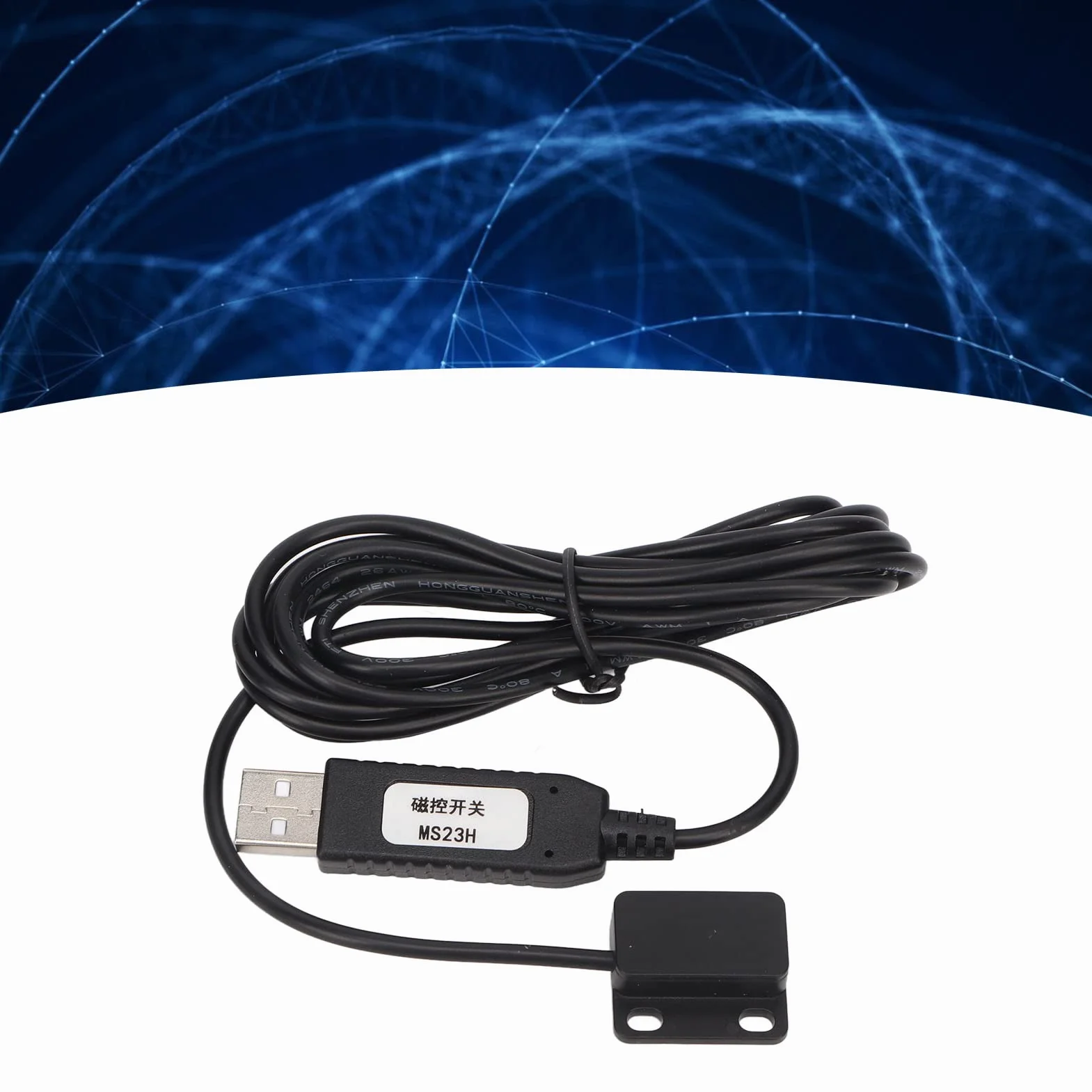 Jectse Commutateur à Capteur Magnétique USB, Câble de Clavier ABS Personnalisable pour OS X, Distance de Déclenchement 0-15 mm