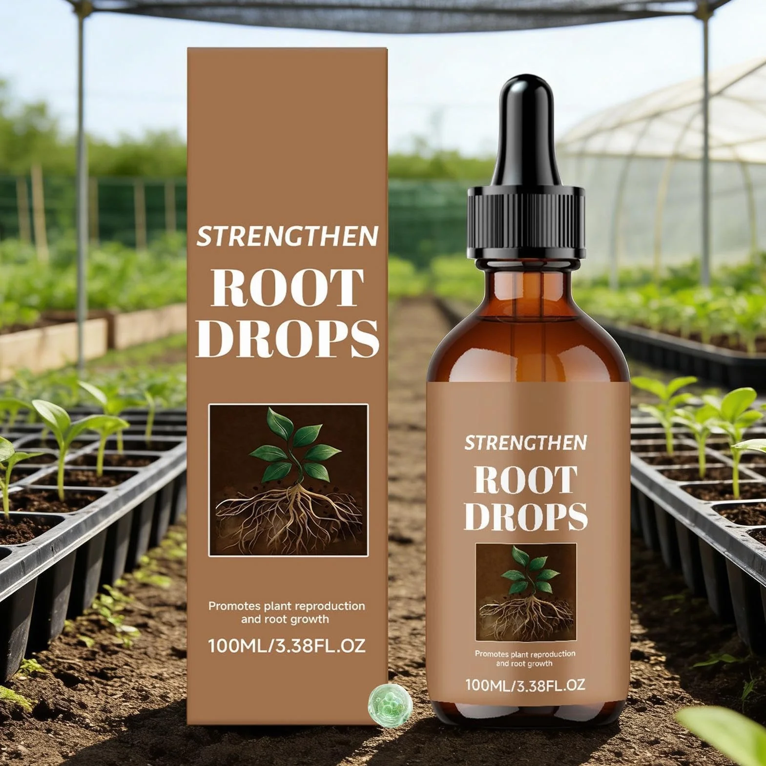 Gouttes de racines de, liquide de soutien à la croissance, solution d'enracinement de 100 ml pour d'intérieur et d'extérieur, soins hydroponiques de fleurs végétales d'orchidées de cac