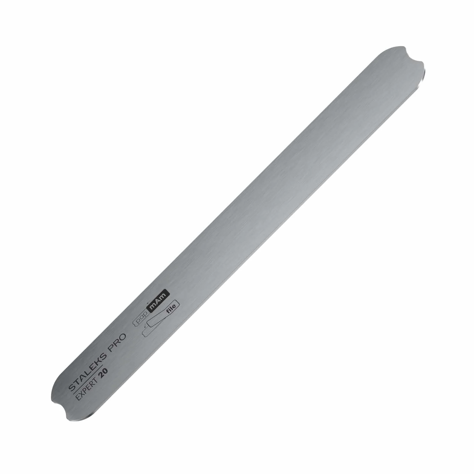 Staleks Pro Expert Manche en acier inoxydable pour limes adhésives et limes pochettes jetables