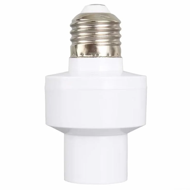 Interrupteur intelligent E27 avec détection de mouvement 360° capteur infrarouge 110-220 V compact 9,1×5,2×5,2 cm blanc