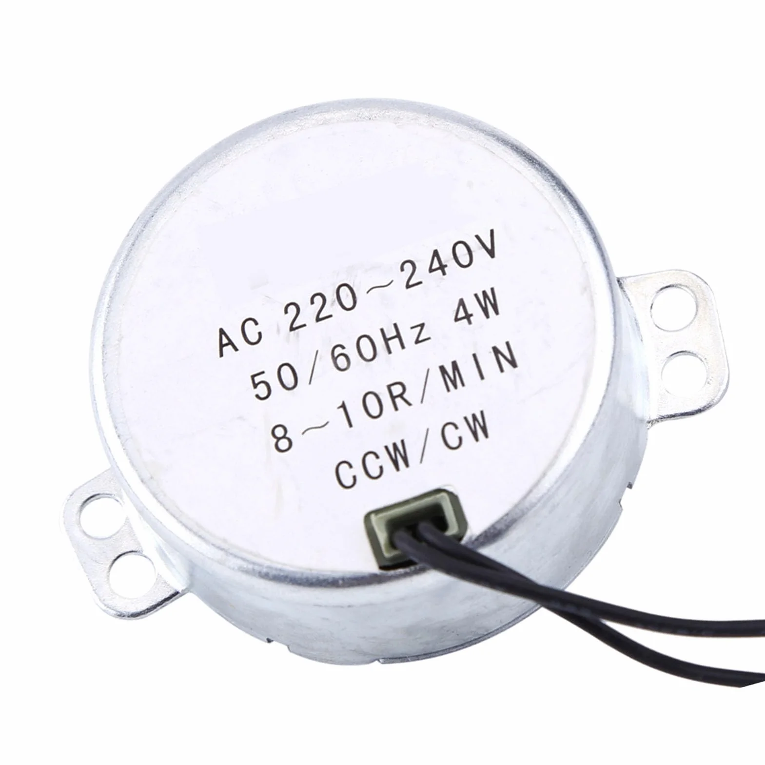 Respicefinem Moteur à engrenages synchrone AC 230 V 4 W 8-10 tr/min 50/60 Hz CW/CCW