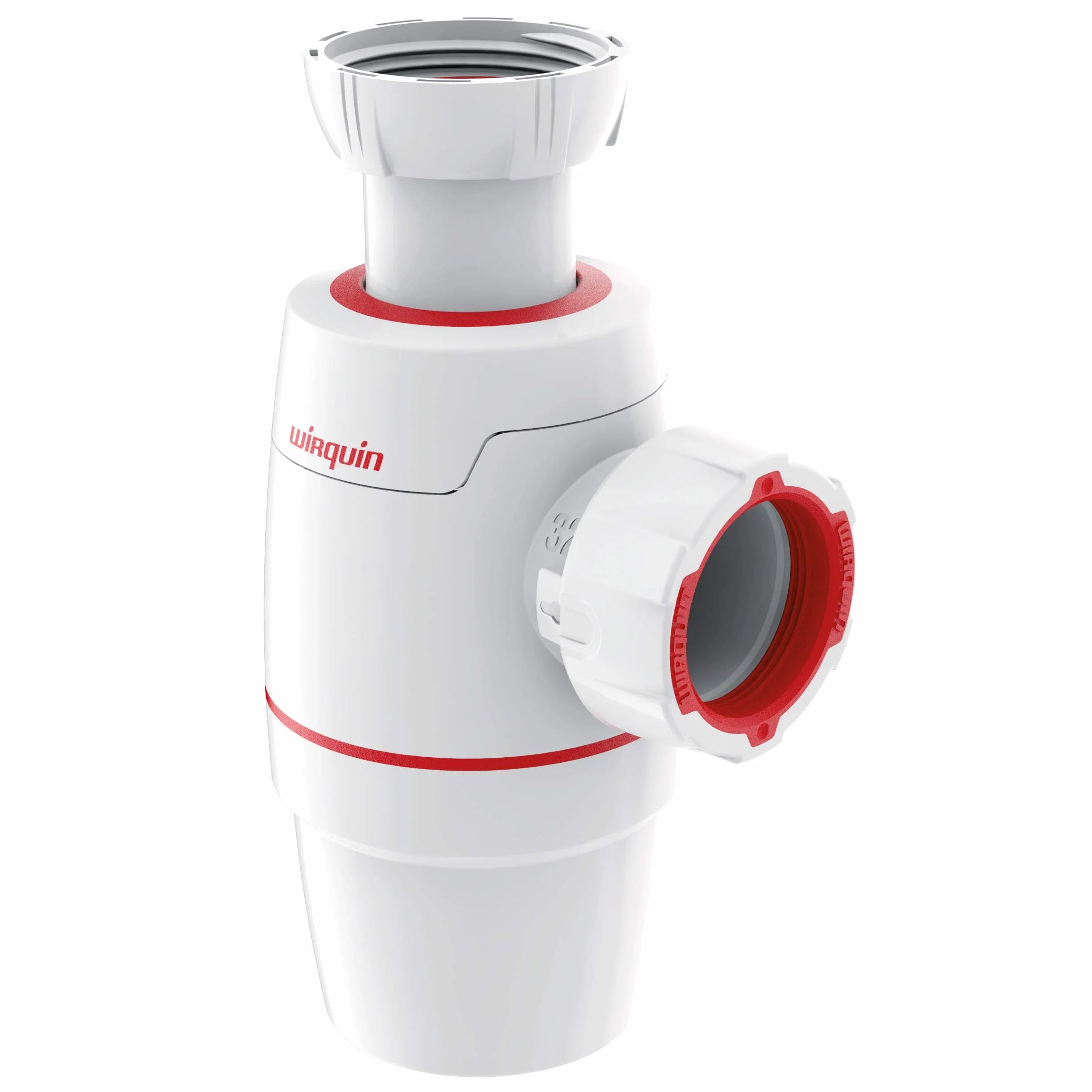 Wirquin Siphon lavabo Néo blanc Ø32 réglable compact