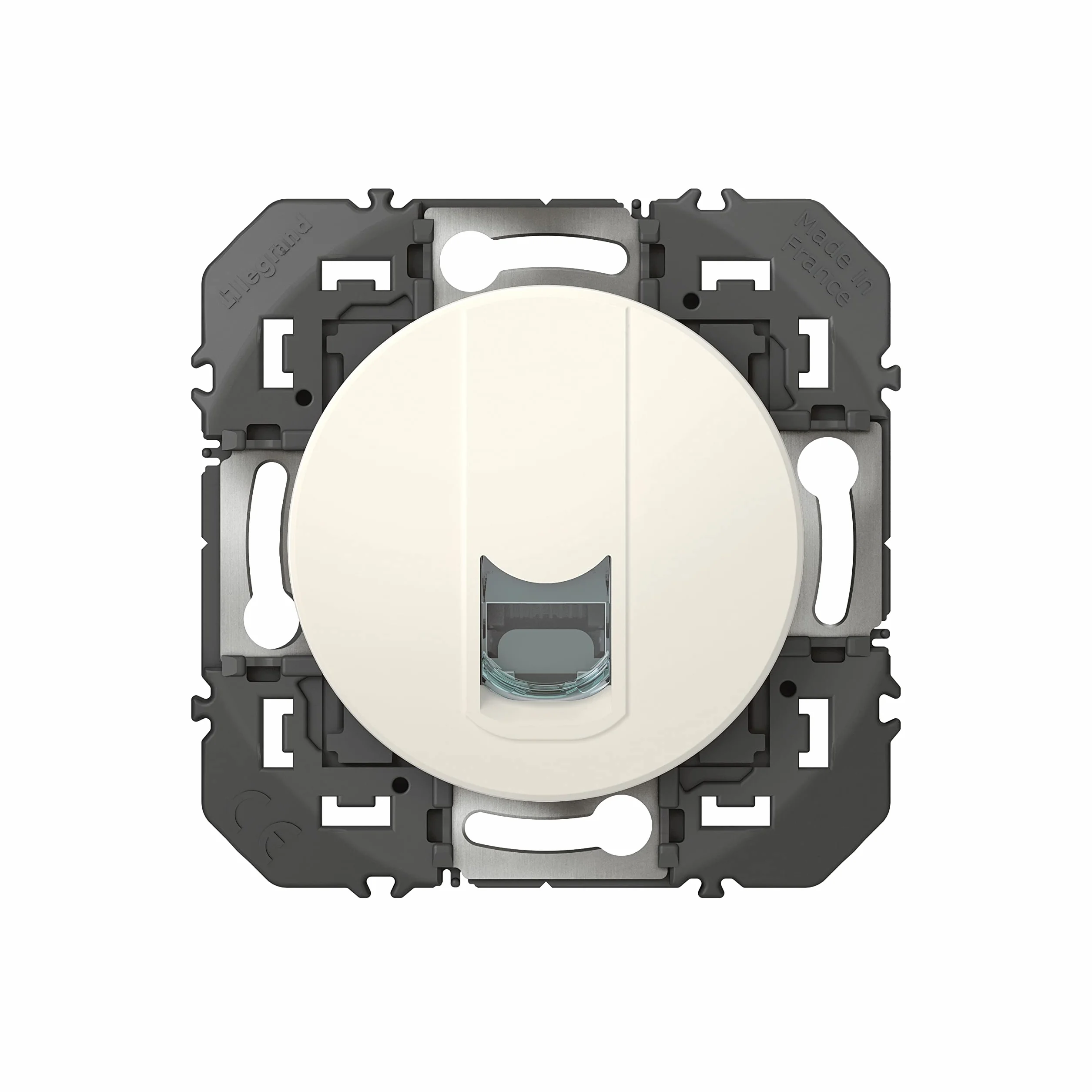 LEGRAND Prise Ethernet RJ45 Cat. 6 STP Murale Blindée Gigabit Blanc