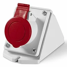 Scame eureka Base murale IP44 3 pôles + terre 16 A 380 V