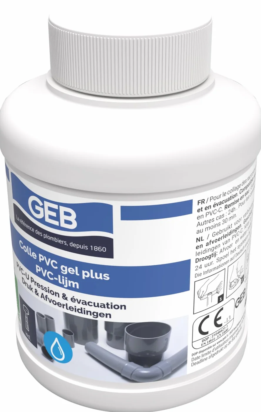 GEB Colle gel plus PVC 250 ml