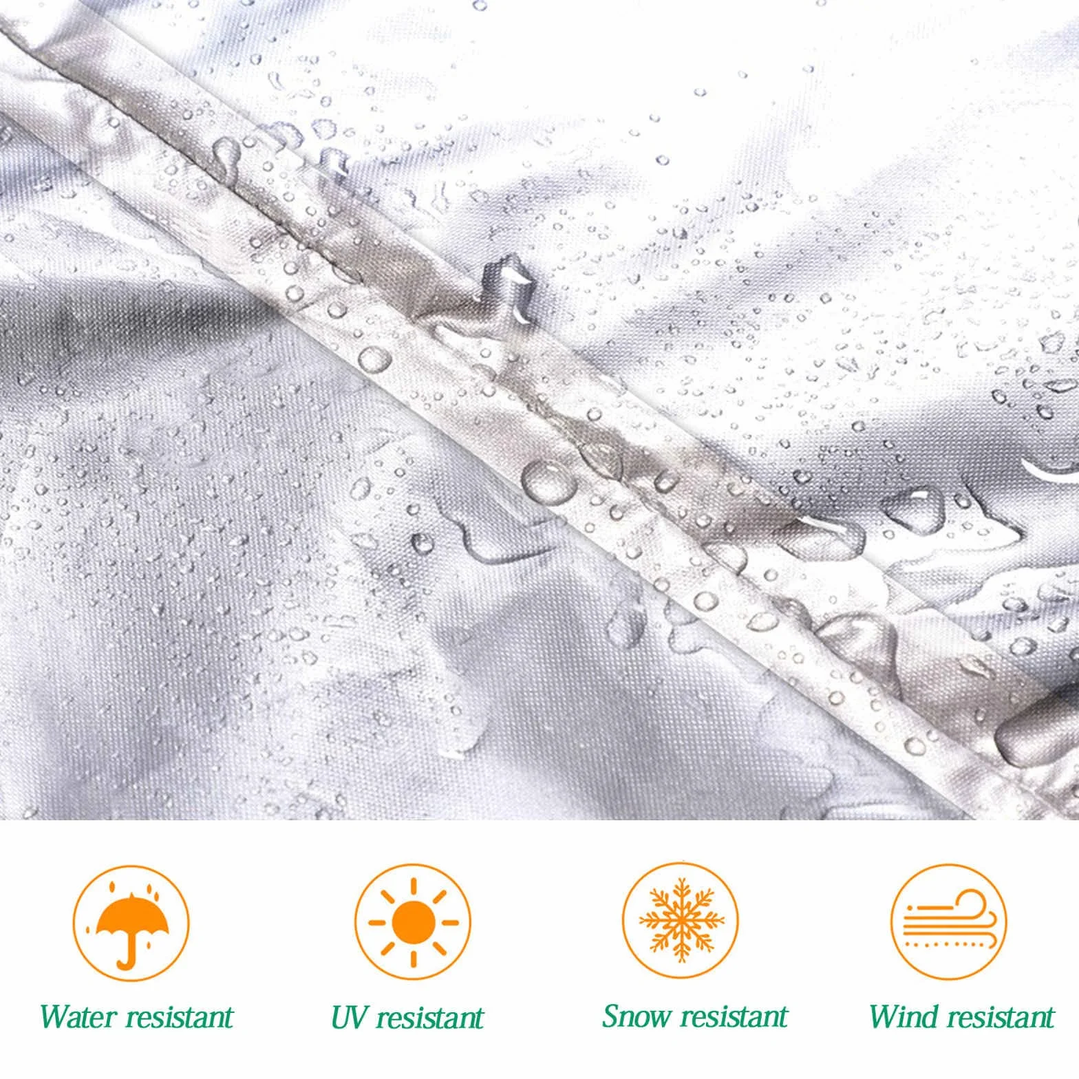 Housse Canapé Jardin Imperméable 420D Tissu Oxford Extérieur 250x250x100cm Noir