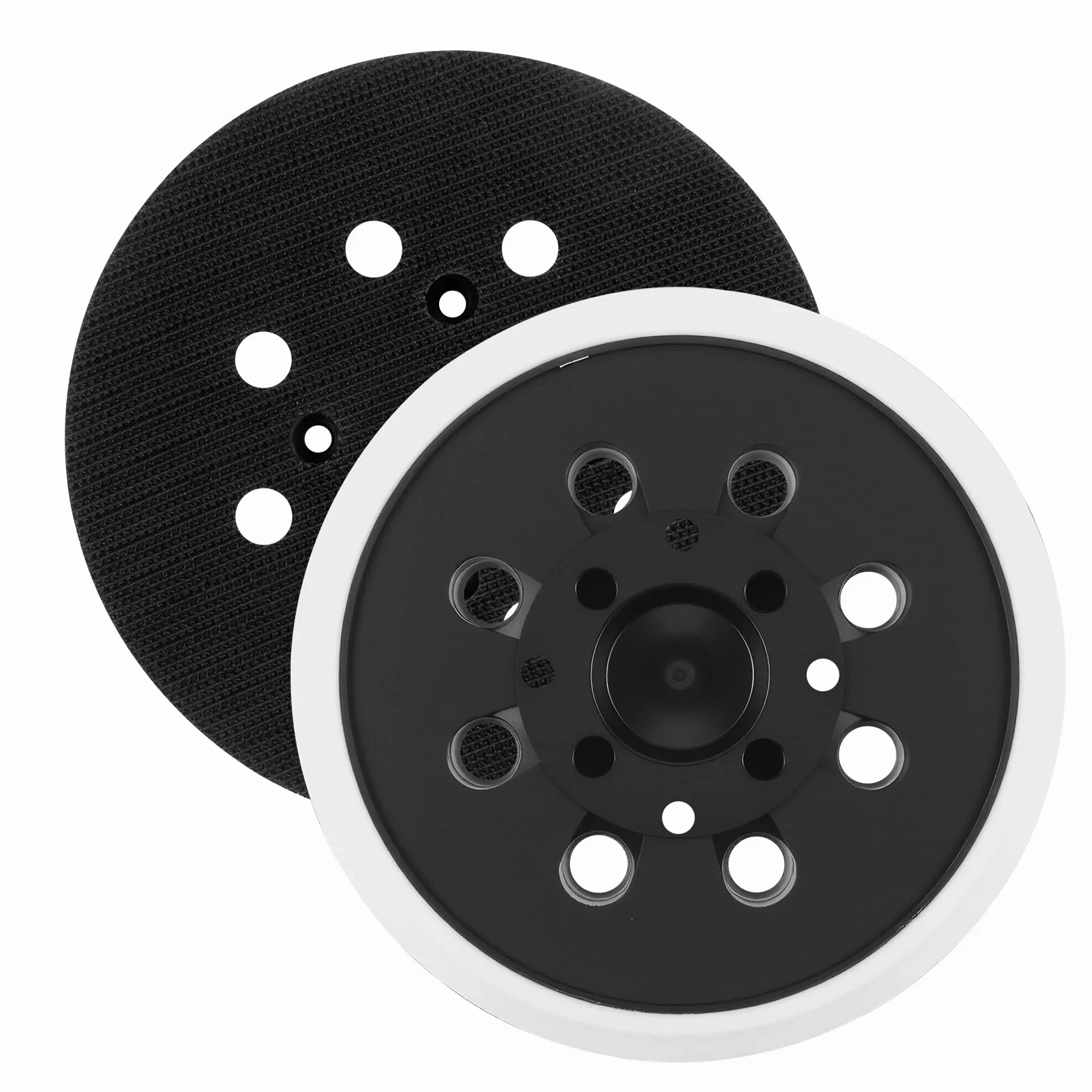 Lot de 2 Disques Plateau De Ponçage 125mm Pour Bosch, Compatible Pex 300 Ae et Pex 400 Ae