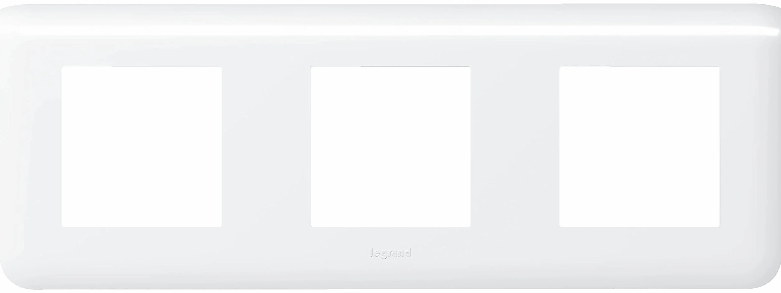 Legrand Plaque programme mosaïque 3 x 2 modules horizontal Blanc LEG78806