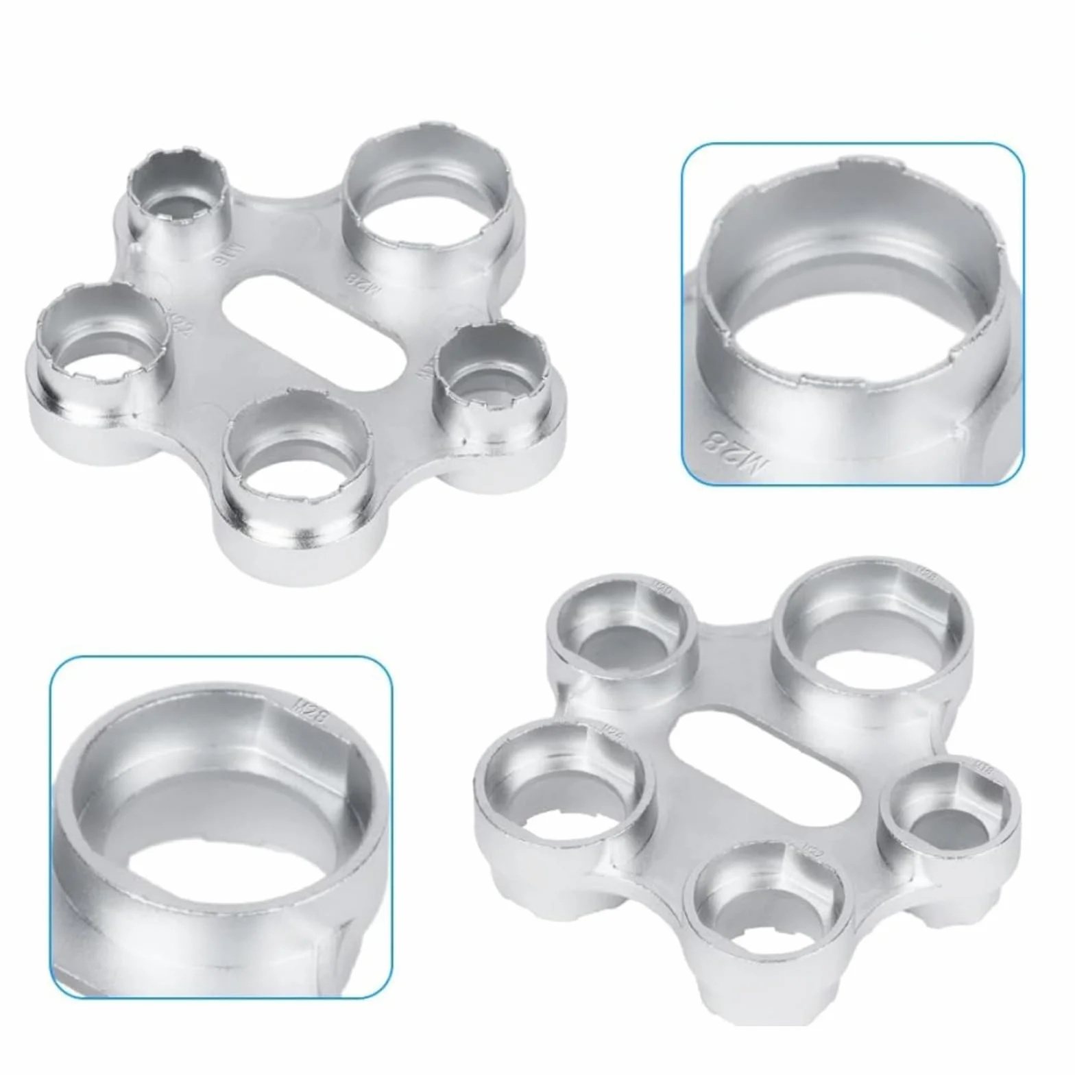 Clé pour Aérateur de Robinet Outil Mousseur en Alliage Durable pour Salle de Bain Cuisine