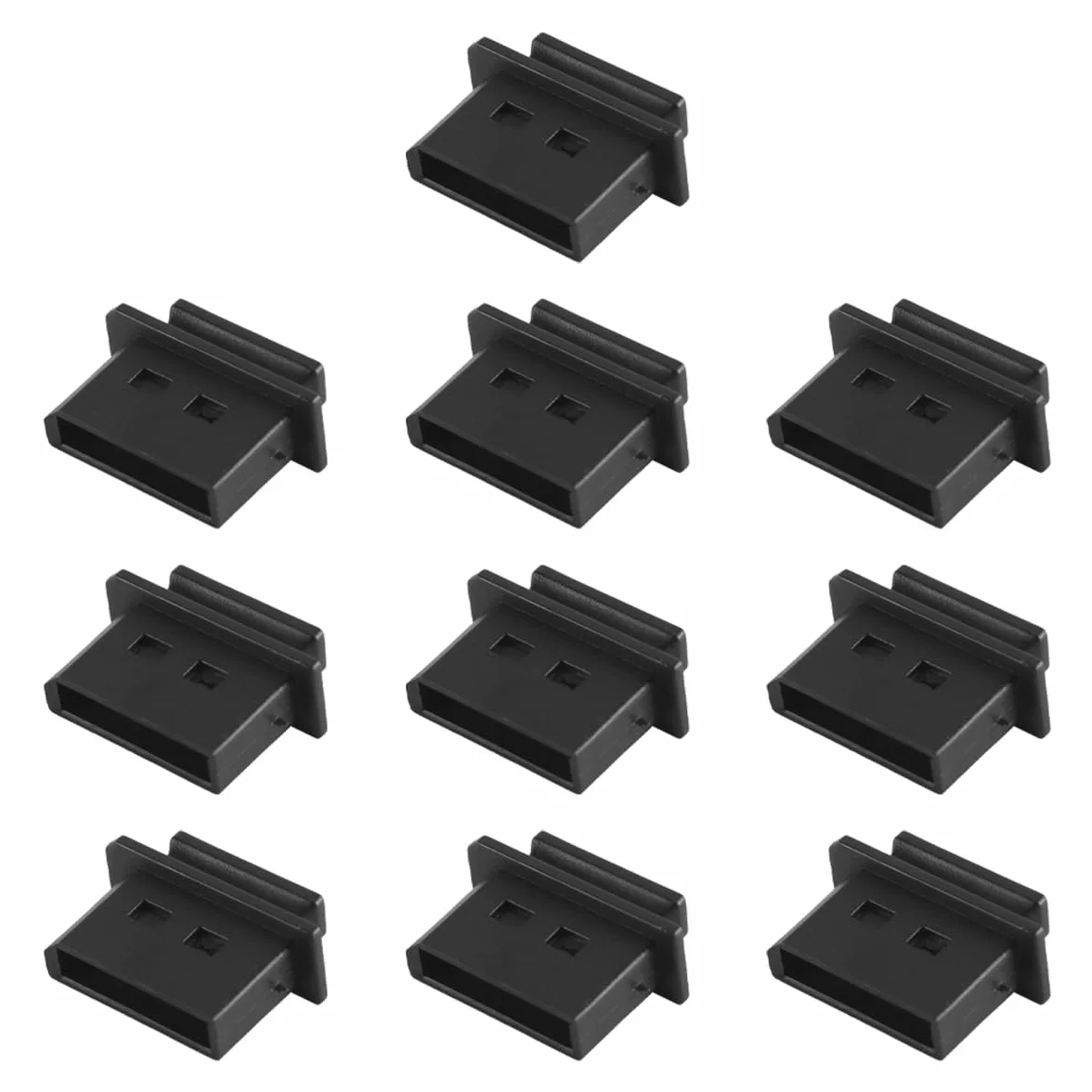 Caches de protection DisplayPort femelle DP, lot de 10, anti-poussière