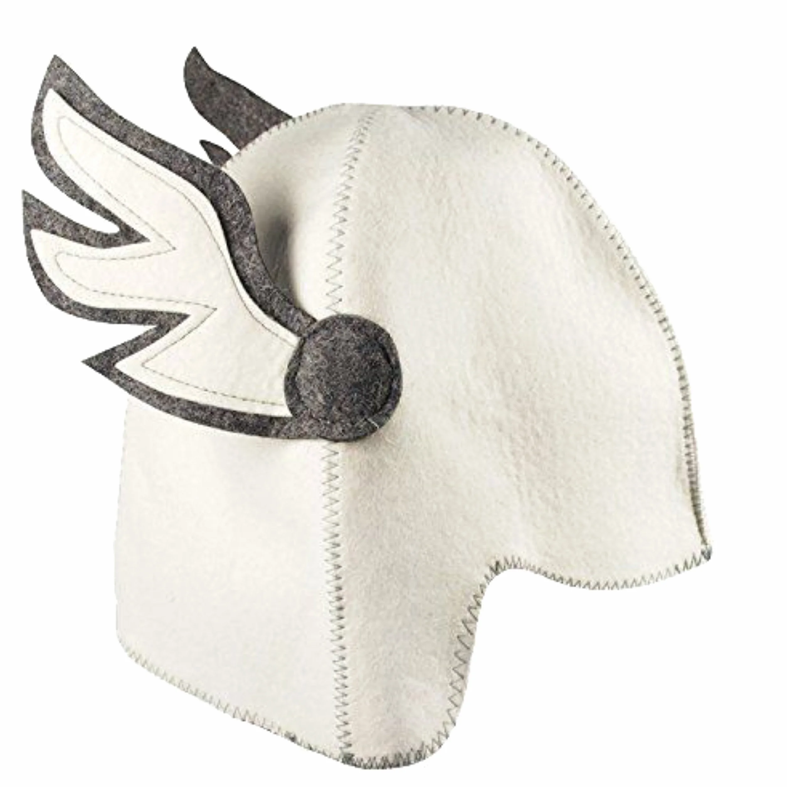 Chapeau de sauna Hermes 100% feutre de laine bonnet de sauna