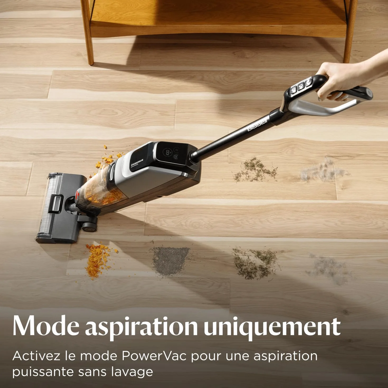 Bissell CrossWave OmniForce Aspirateur Balai Laveur sans Fil 240m² 3912N