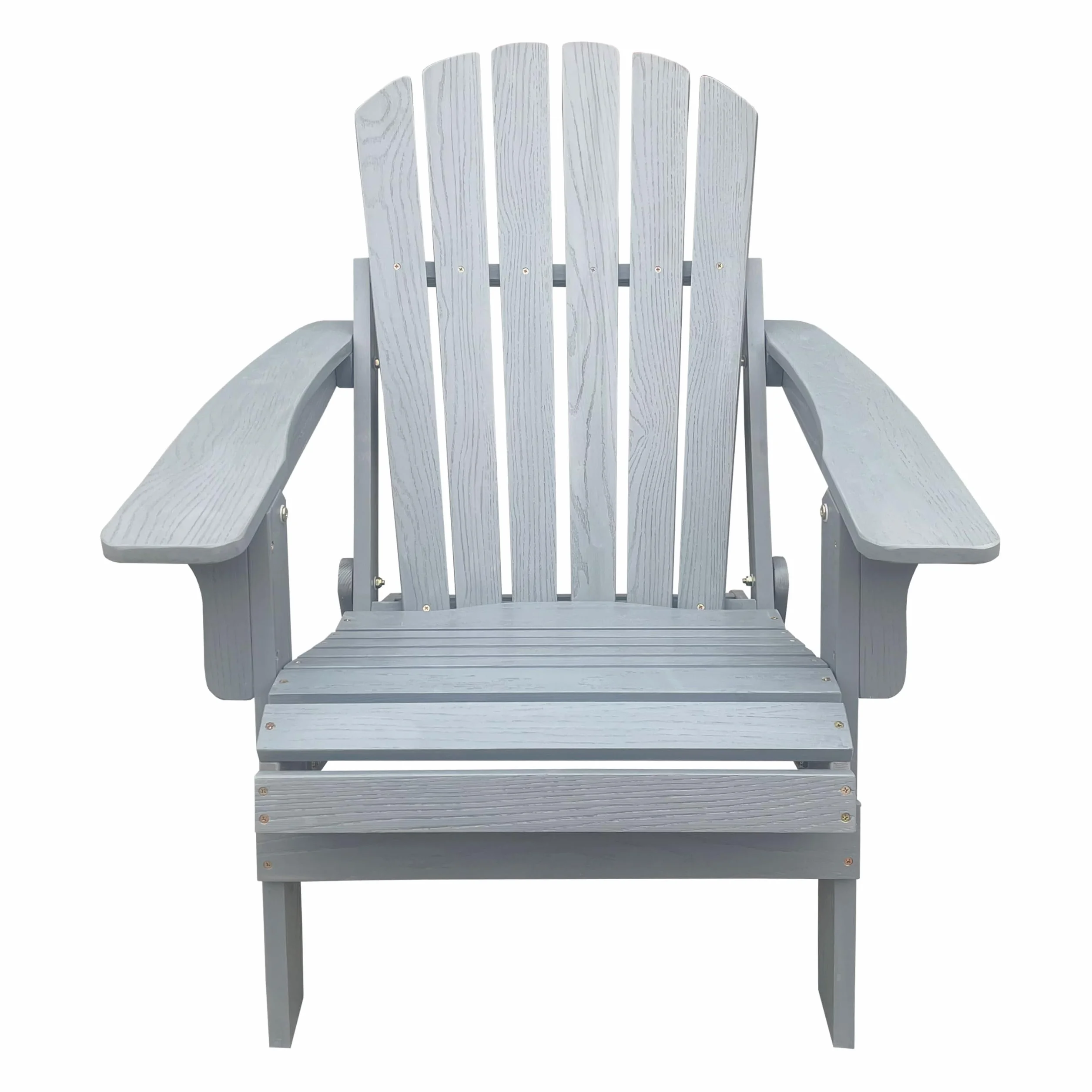 AXI Rosalie Chaise Adirondack en Bois, Couleur Grise | Transat/Chaise Longue/Assise De Jardin / 100% Bois De Pruche pour 1 Personne, avec Accoudoirs Et Dossier Haut | 75,5 X 86,5 X 85 Cm