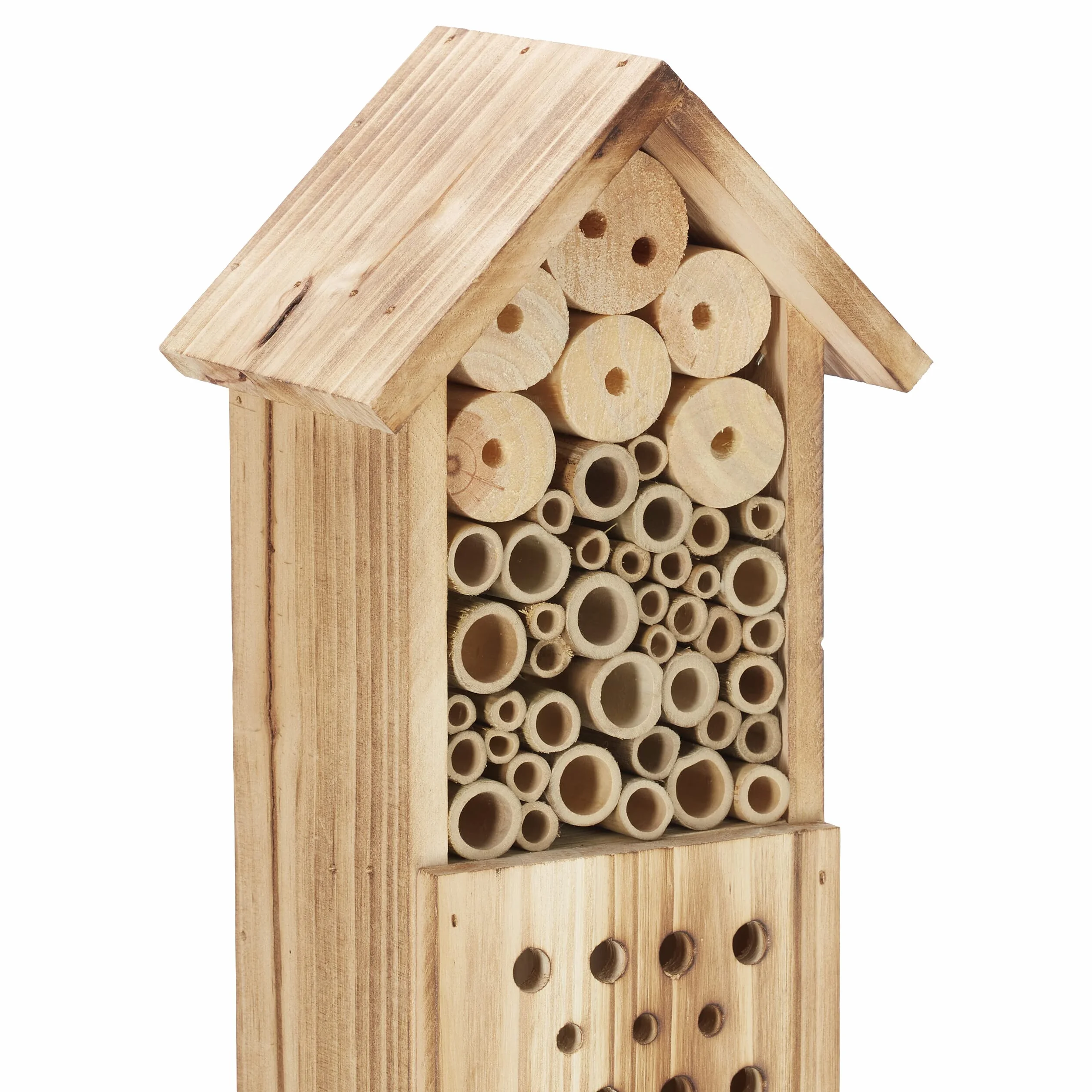 Relaxdays Hôtel à Insectes en Bois 150 x 15,5 x 11 cm pour Jardin
