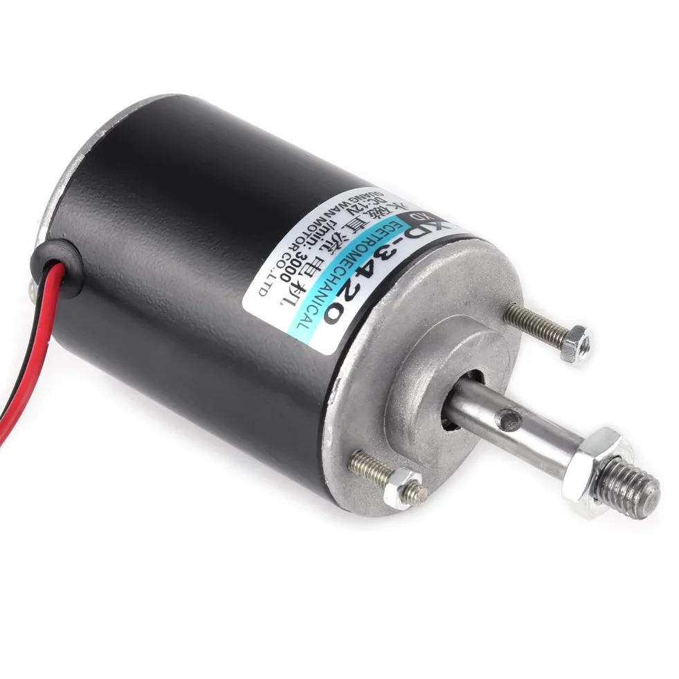 Moteur DC à Aimant Permanent 12V 24V 3500RPM Mini Générateur DIY CW CCW
