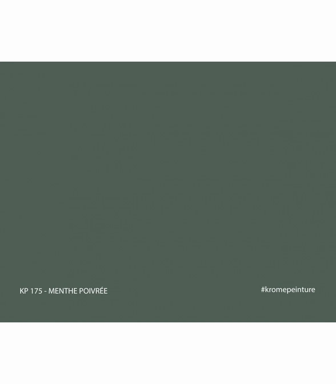 Krome Stick'N'Test Evasion Echantillon Peinture Repositionnable 20x15cm KP 175 MENTHE POIVREE