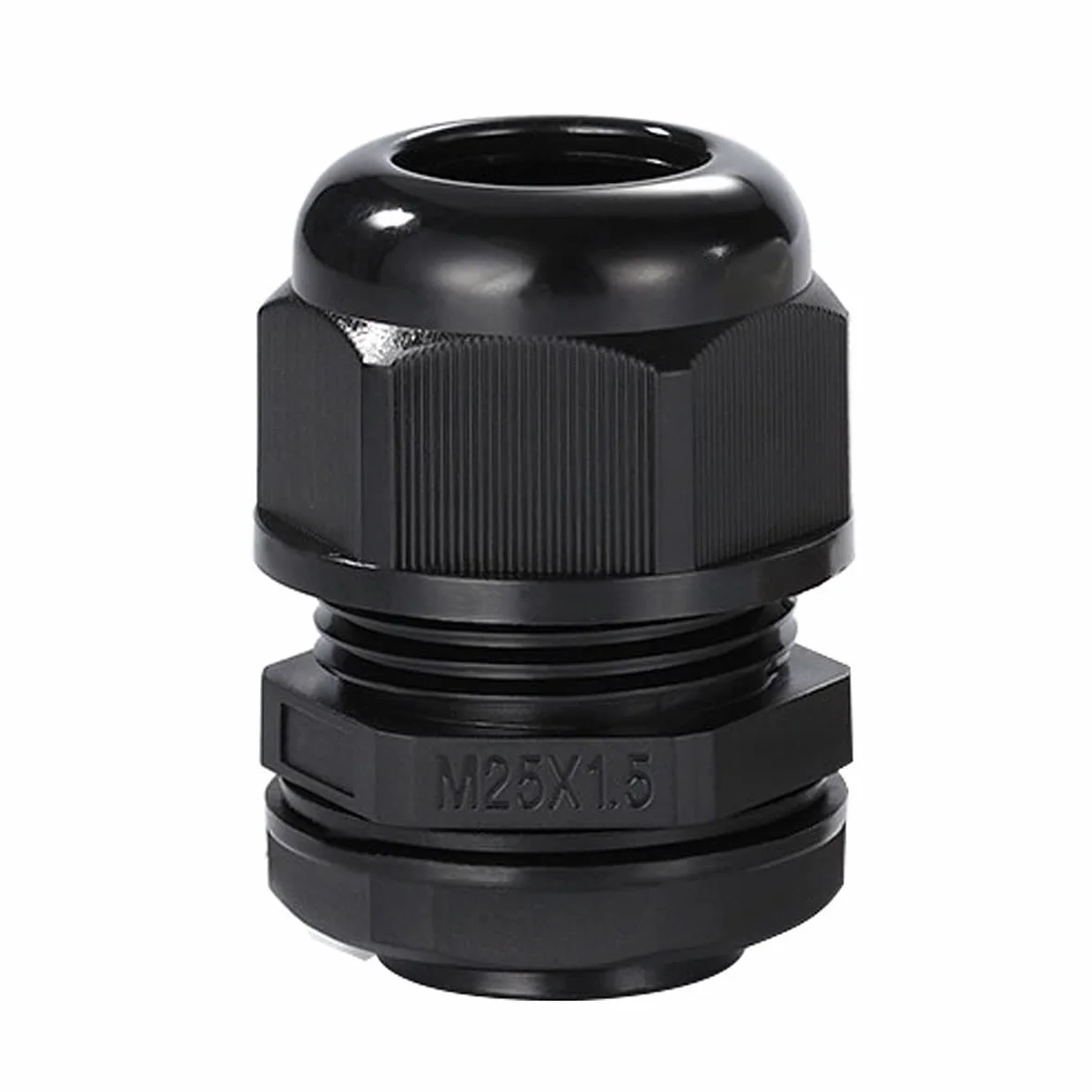 Meccion Lot de 5 Presse-étoupes M25 IP68 Connecteurs Glandes de Câble Étanches Nylon 12-18mm