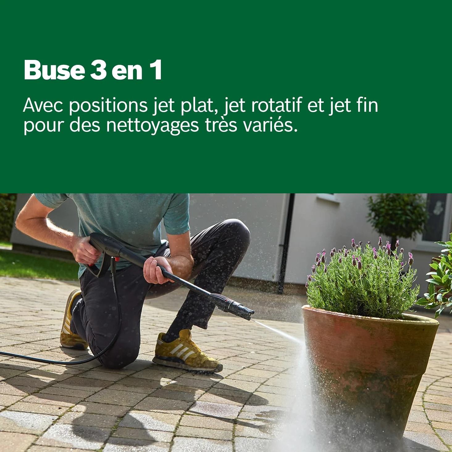 Bosch Nettoyeur Haute-Pression UniversalAquatak 125 (2 Buses, Filtre à Eau Transparent, Pistolet Haute Pression, Tuyau de 5 m, câble de 5 m, Carton, 1500 W, Pression: 125 Bar, débit Maxi: 360 l/h)