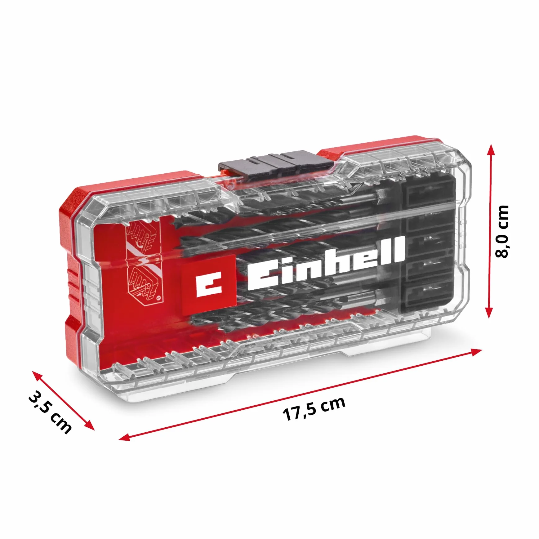Einhell S-CASE 10 szt. zestaw wierteł do drewna C45 6.3 mm