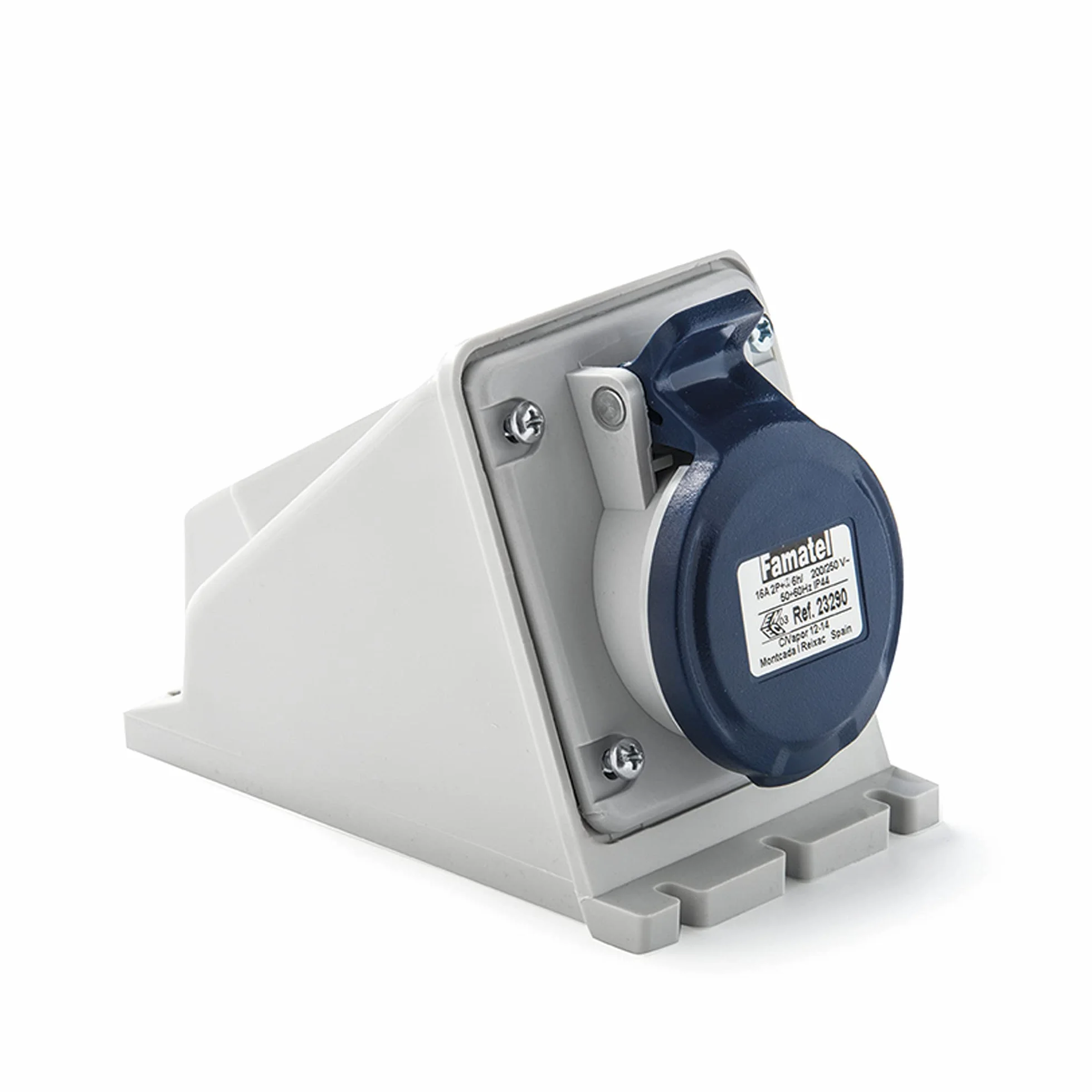 FAMATEL 23290 Surface Base-T IP44 2P 16A 220V