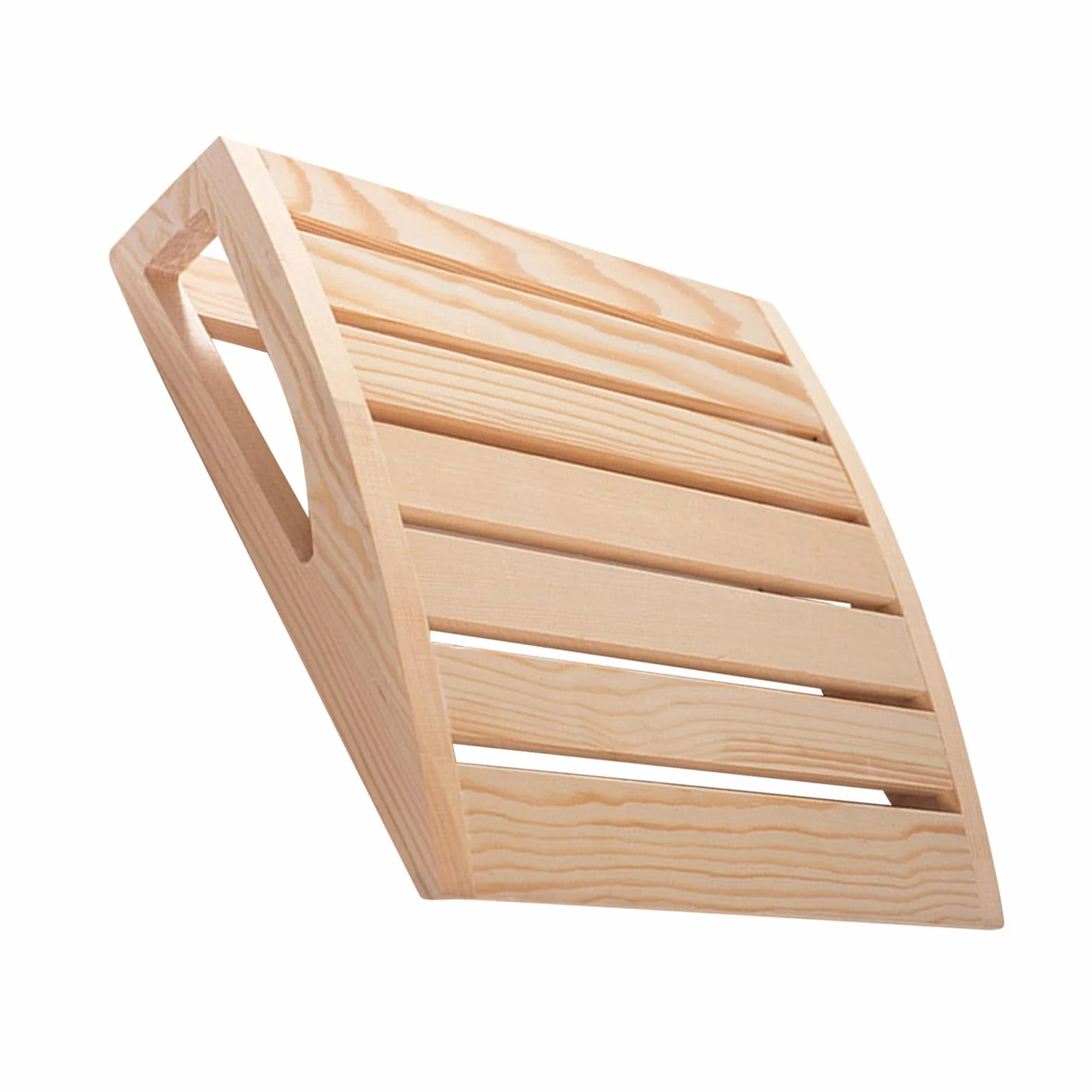 Appui-tête de sauna en bois fait à la main 38 x 30 x 7 cm soutien ergonomique relaxation bois naturel