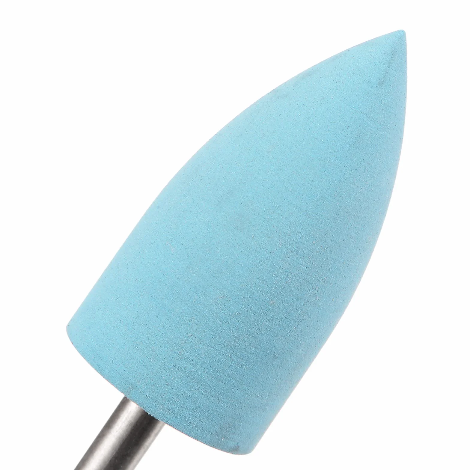 Sourcing Map 5Pcs Silicone Roue de Polissage 600 Grains 10mm Conique Tête pour Outil Rotatif