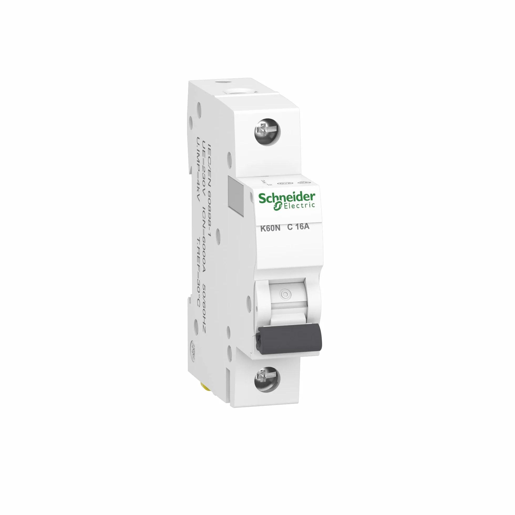 Schneider Electric Disjoncteur K60N 1 pôle 16 A C 6 kA A9K02116