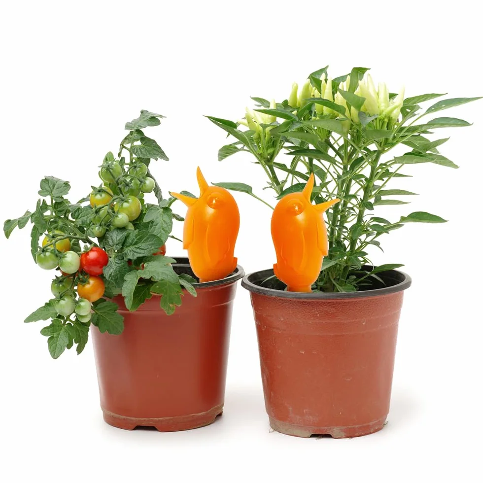 MiOYOOW Lot de 2 Globes d'arrosage pour Plantes, Bulbes d'Arrosage Goutte à Goutte Automatique, Arroseur à Plantes en Forme d'oiseau Dispositif d'arrosage Automatique pour Plantes d'Interieur Fleurs