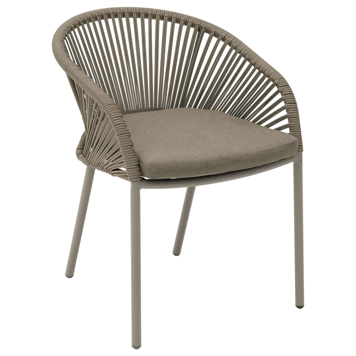 Hespéride - Fauteuil de Jardin oryon empilable café