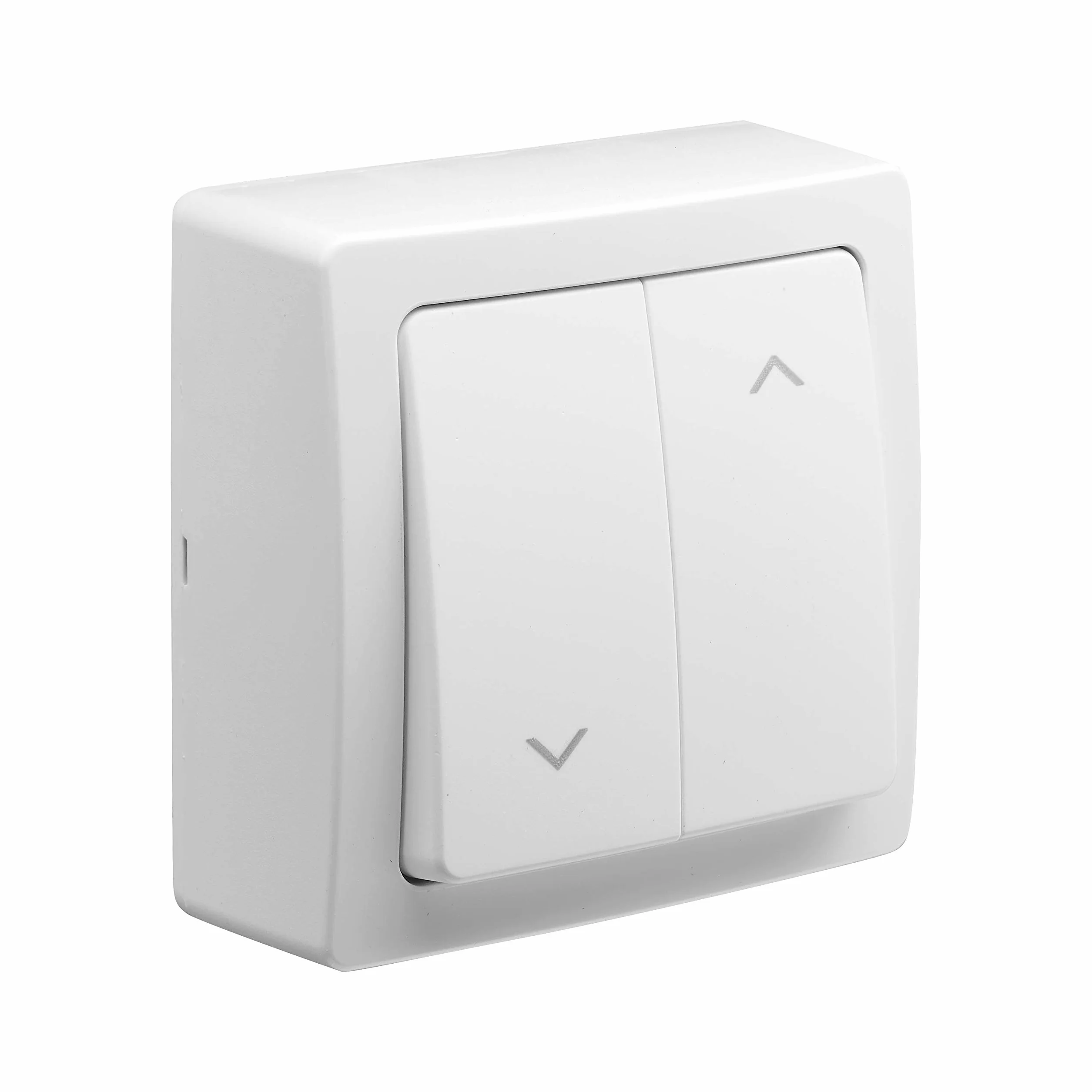 Interrupteur Volet Roulant Complet Mural Blanc 70x70x33,5 mm DEBFLEX